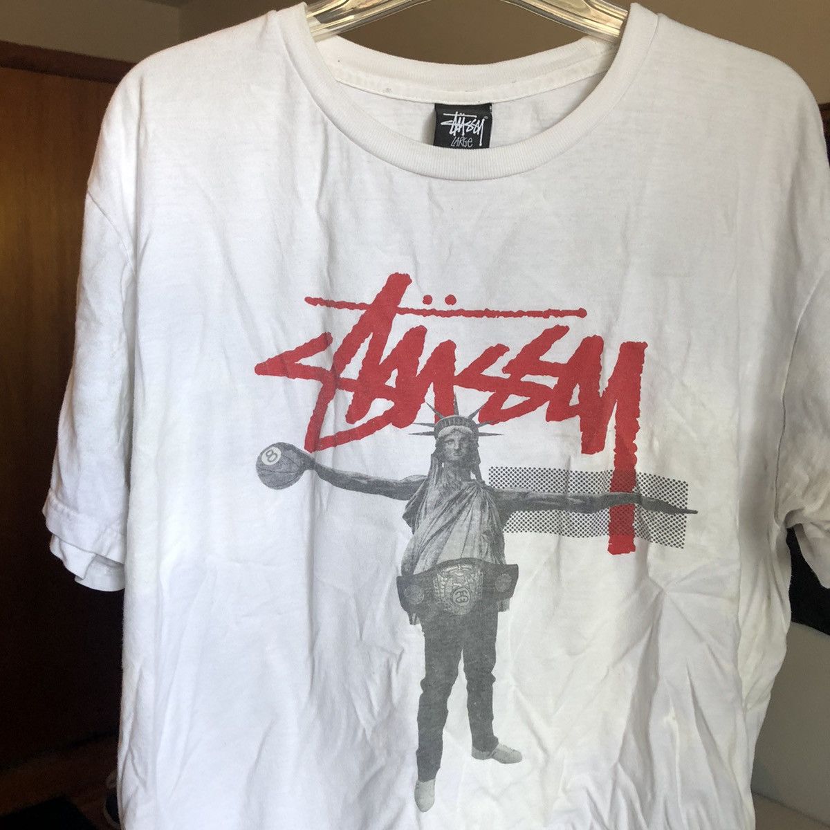 Streetwear × Stussy × Vintage Vintage Stussy Statue Of Liberty 