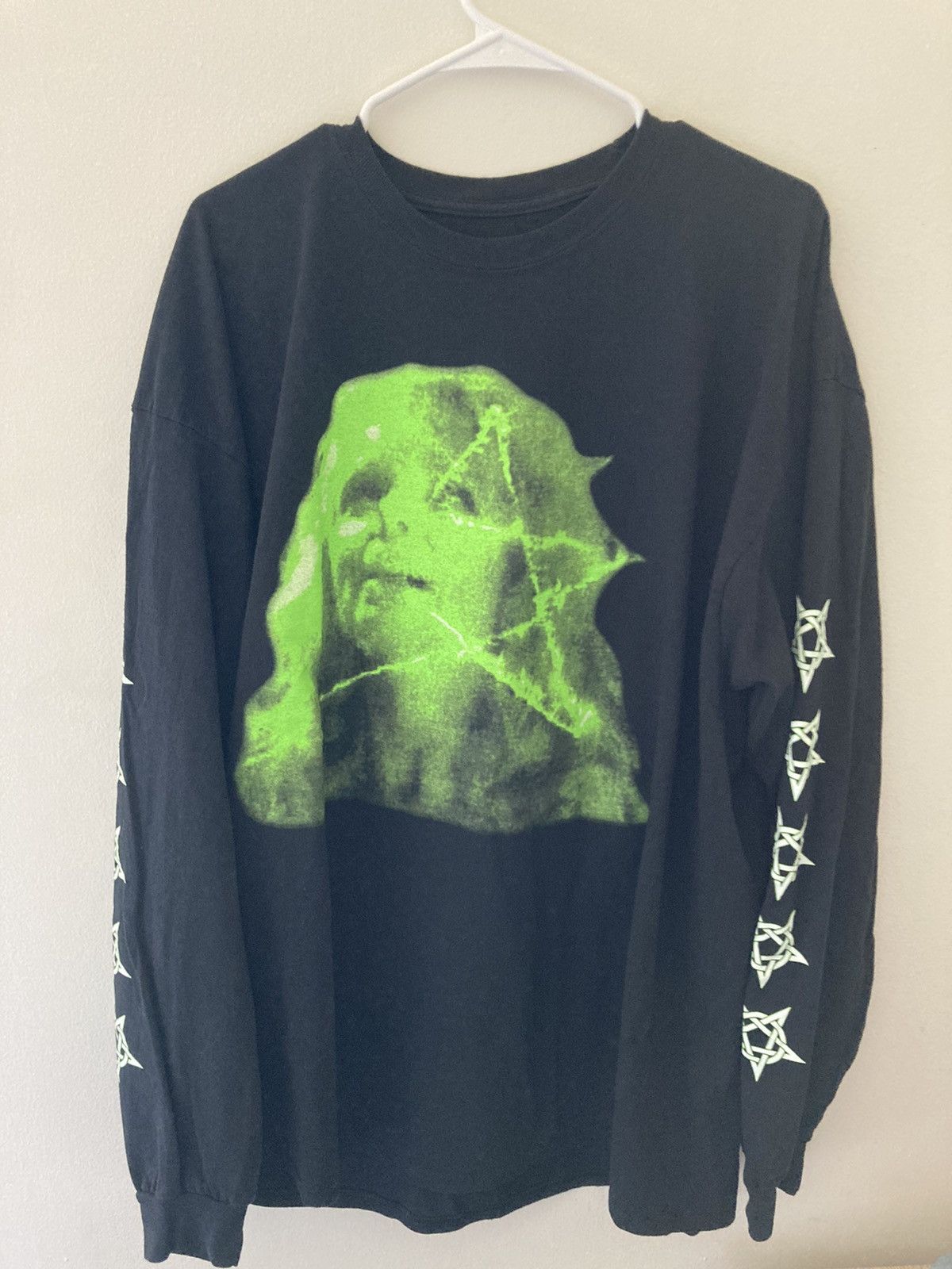 AWGE Playboi Carti Neon Tour Pentagram L/S | Grailed