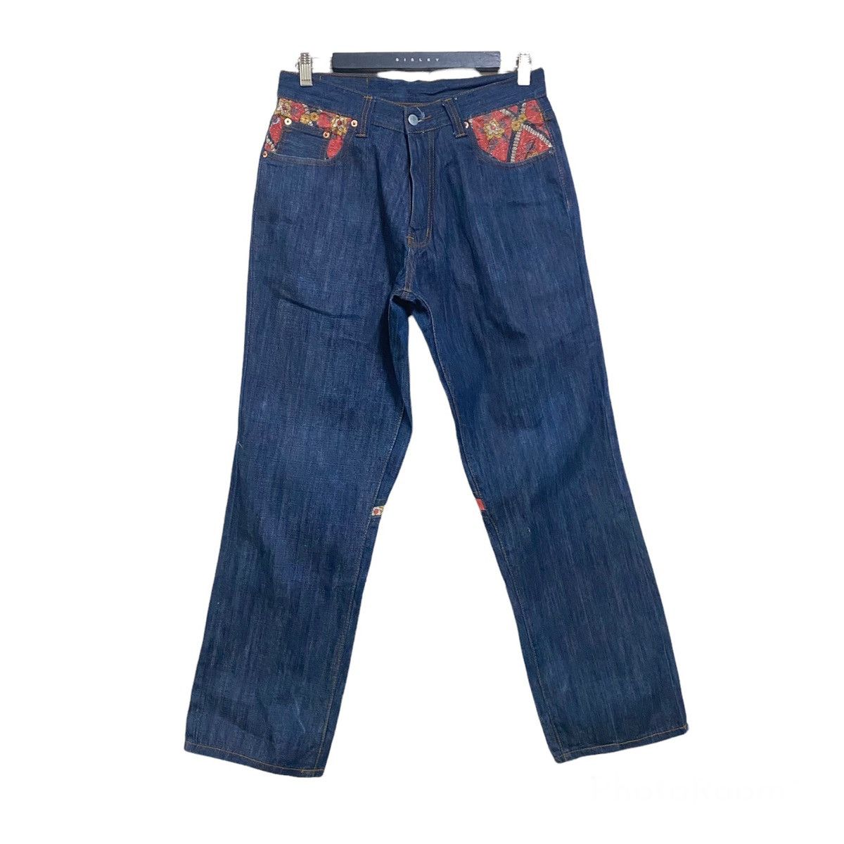 Japanese Brand Y2K JUVENILE DELINQUENTS Denim Baggy Jeans Size US 32 / EU 48 - 2 Thumbnail