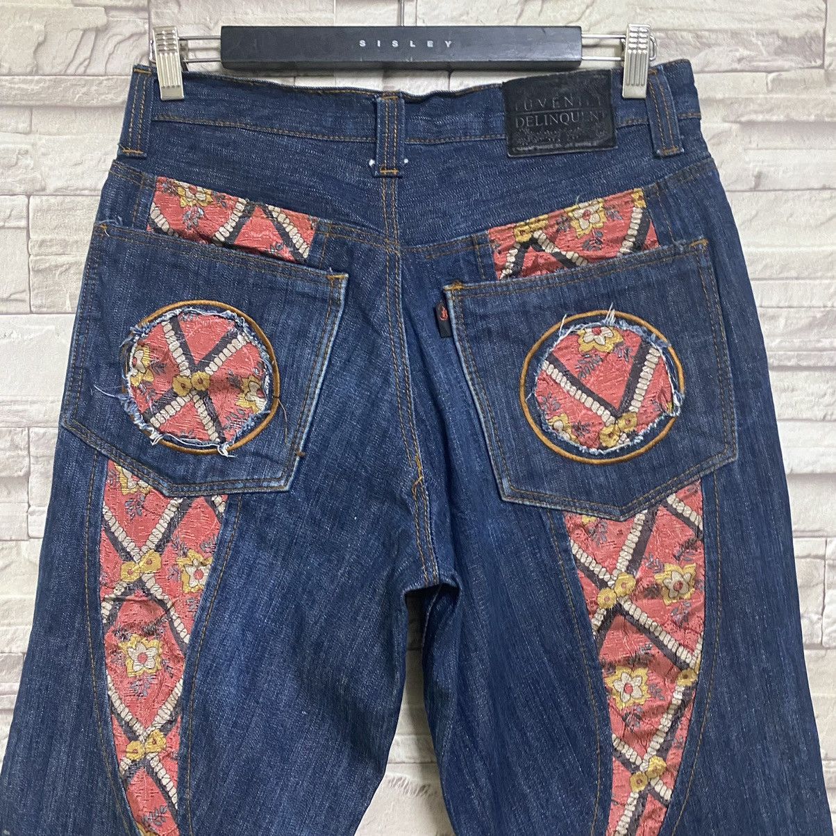 Japanese Brand Y2K JUVENILE DELINQUENTS Denim Baggy Jeans Size US 32 / EU 48 - 10 Thumbnail