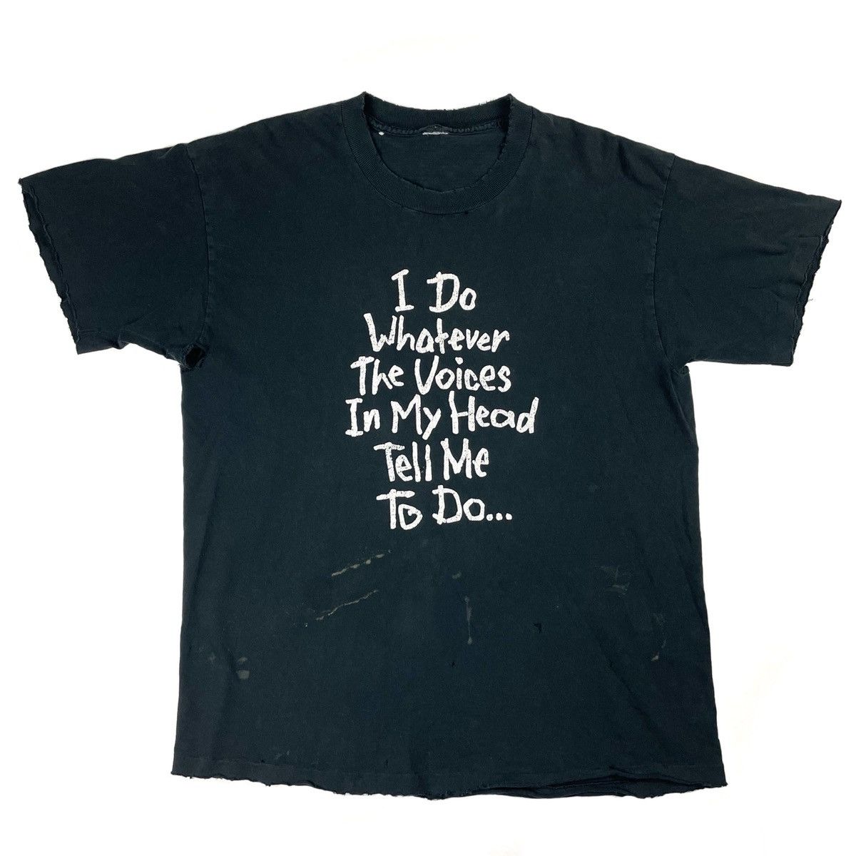 Vintage VINTAGE VOICES IN MY HEAD T-SHIRT Size US L / EU 52-54 / 3 - 2 Thumbnail
