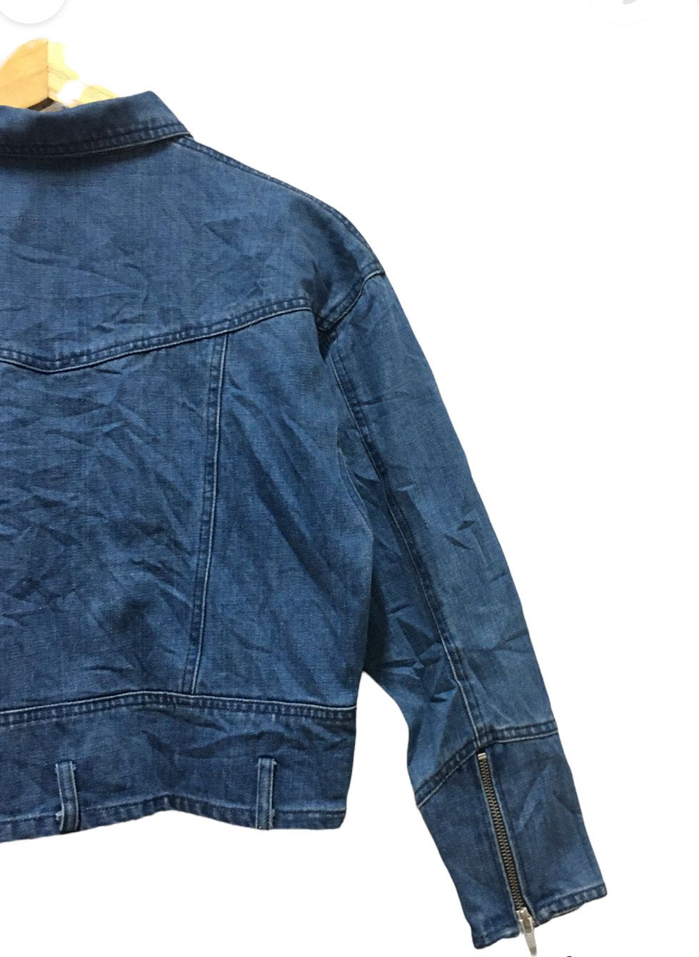 Japanese Brand Nice sense consists Punk denim cropped Jacket Size US S / EU 44-46 / 1 - 5 Thumbnail