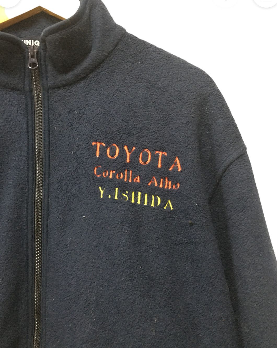 Japanese Brand × Uniqlo Rare Uniqlo x Toyota fleece jacket Size US XL / EU 56 / 4 - 2 Thumbnail