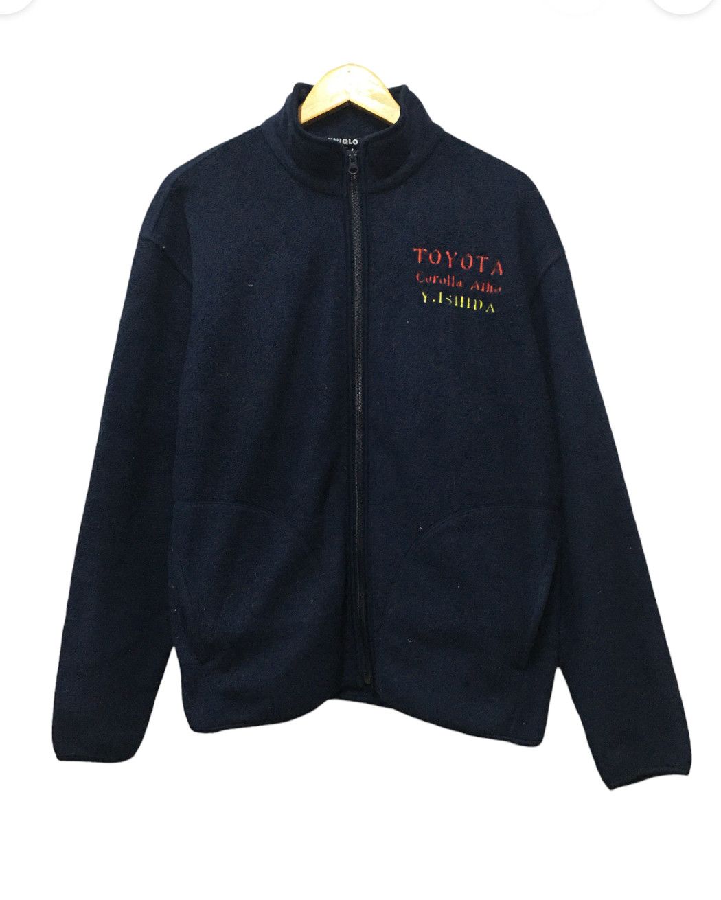Japanese Brand × Uniqlo Rare Uniqlo x Toyota fleece jacket Size US XL / EU 56 / 4 - 1 Thumbnail
