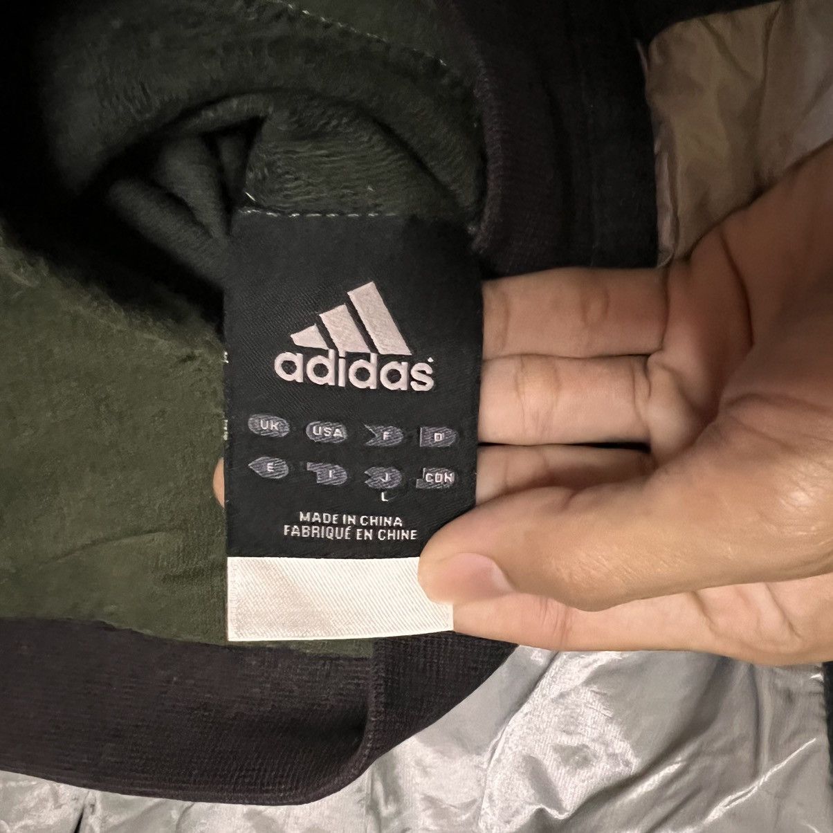 Adidas Adidas Sweater Zipper Jacket Reversible Size US L / EU 52-54 / 3 - 12 Thumbnail