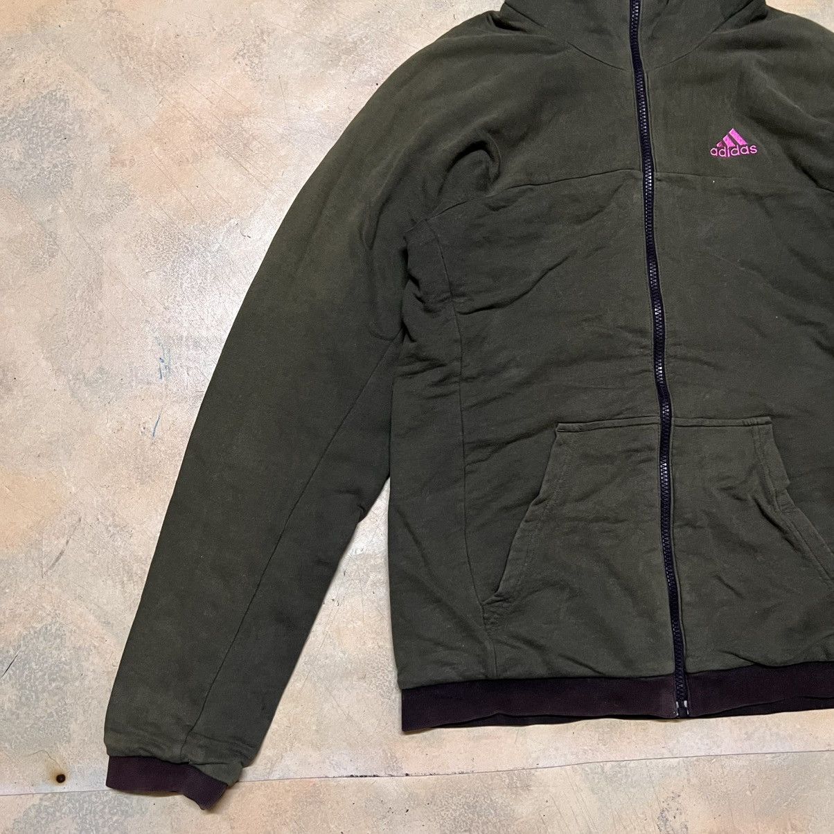 Adidas Adidas Sweater Zipper Jacket Reversible Size US L / EU 52-54 / 3 - 4 Thumbnail