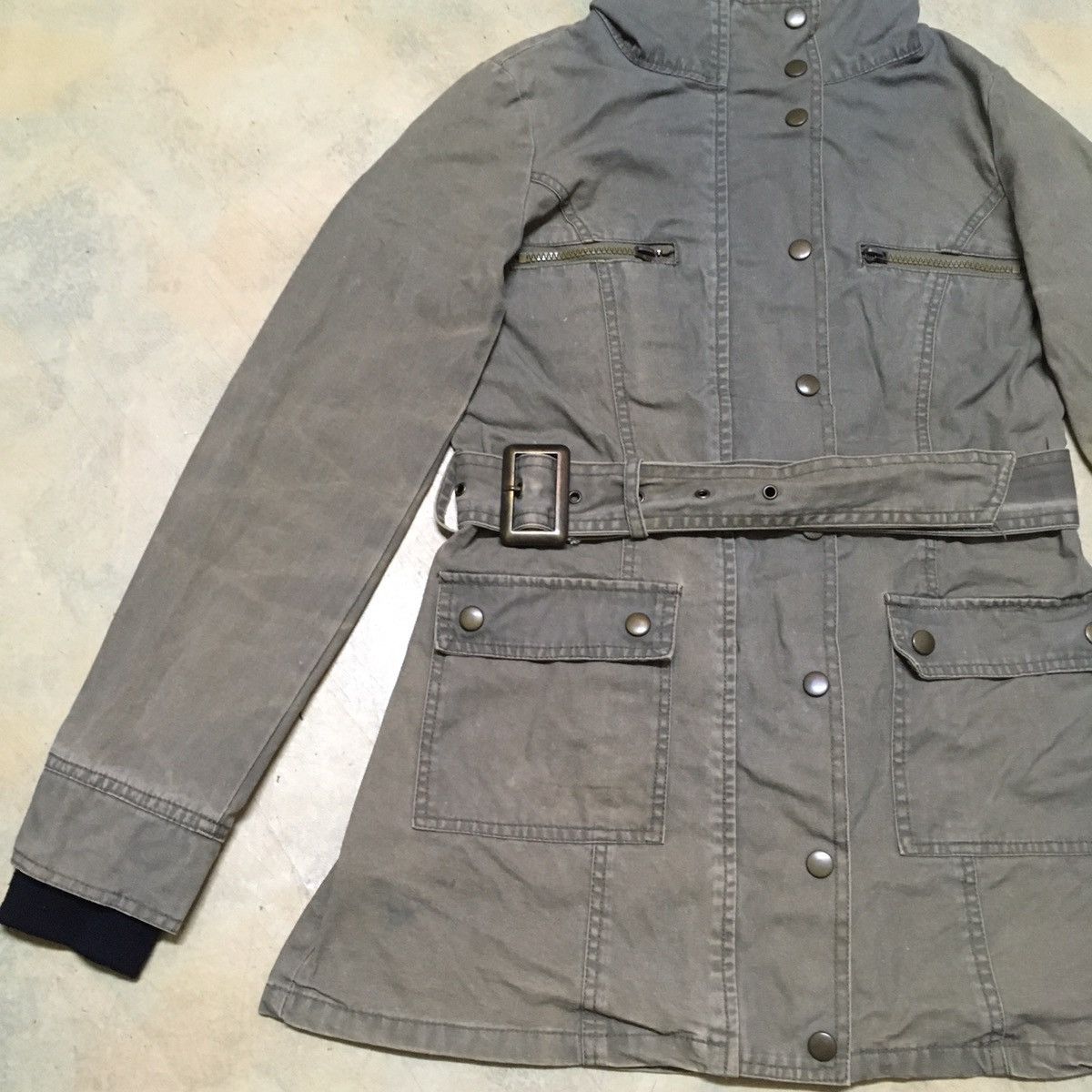Japanese Brand Vintage Japanese Brand Denim Parka Long Jacket Size US M / EU 48-50 / 2 - 3 Thumbnail