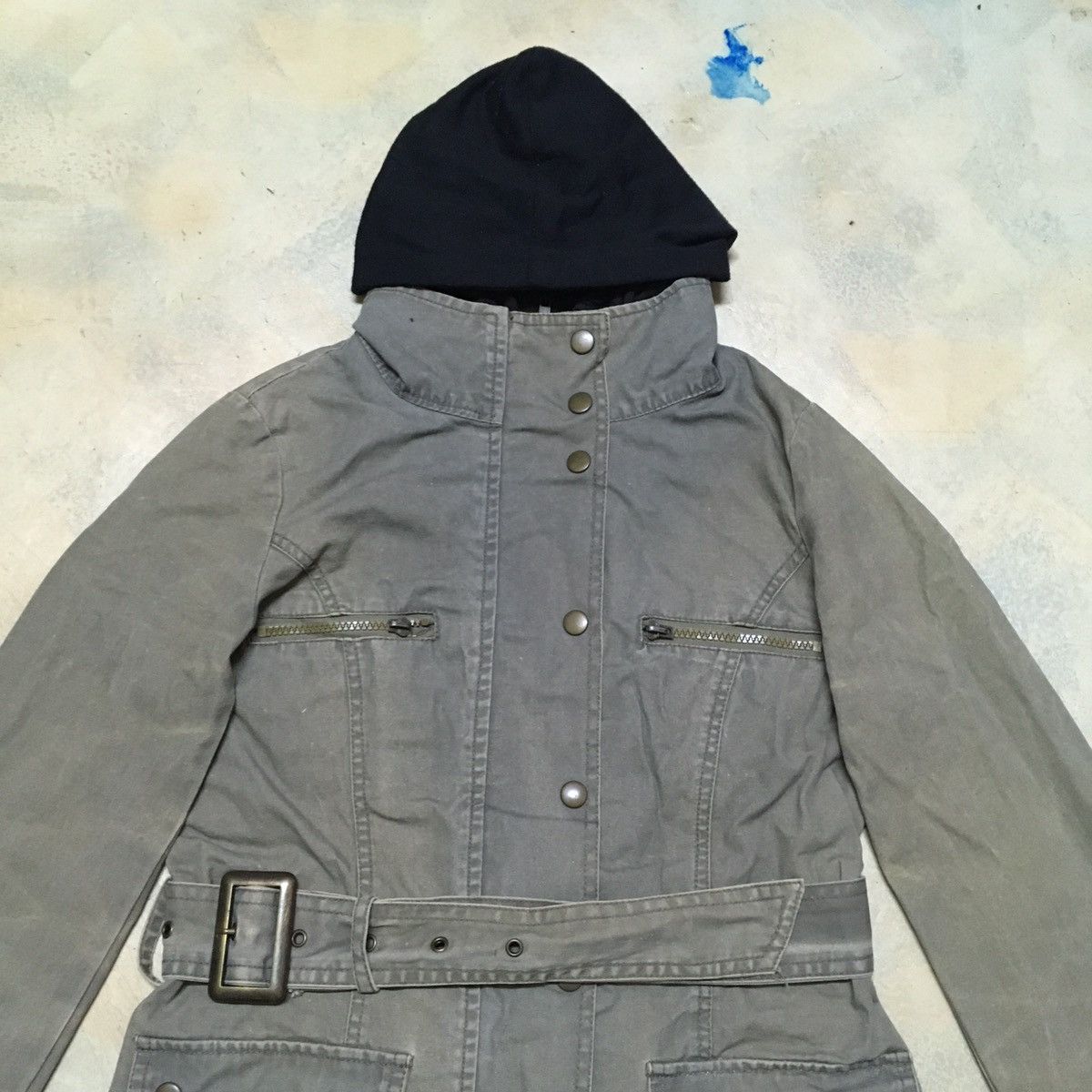 Japanese Brand Vintage Japanese Brand Denim Parka Long Jacket Size US M / EU 48-50 / 2 - 2 Thumbnail