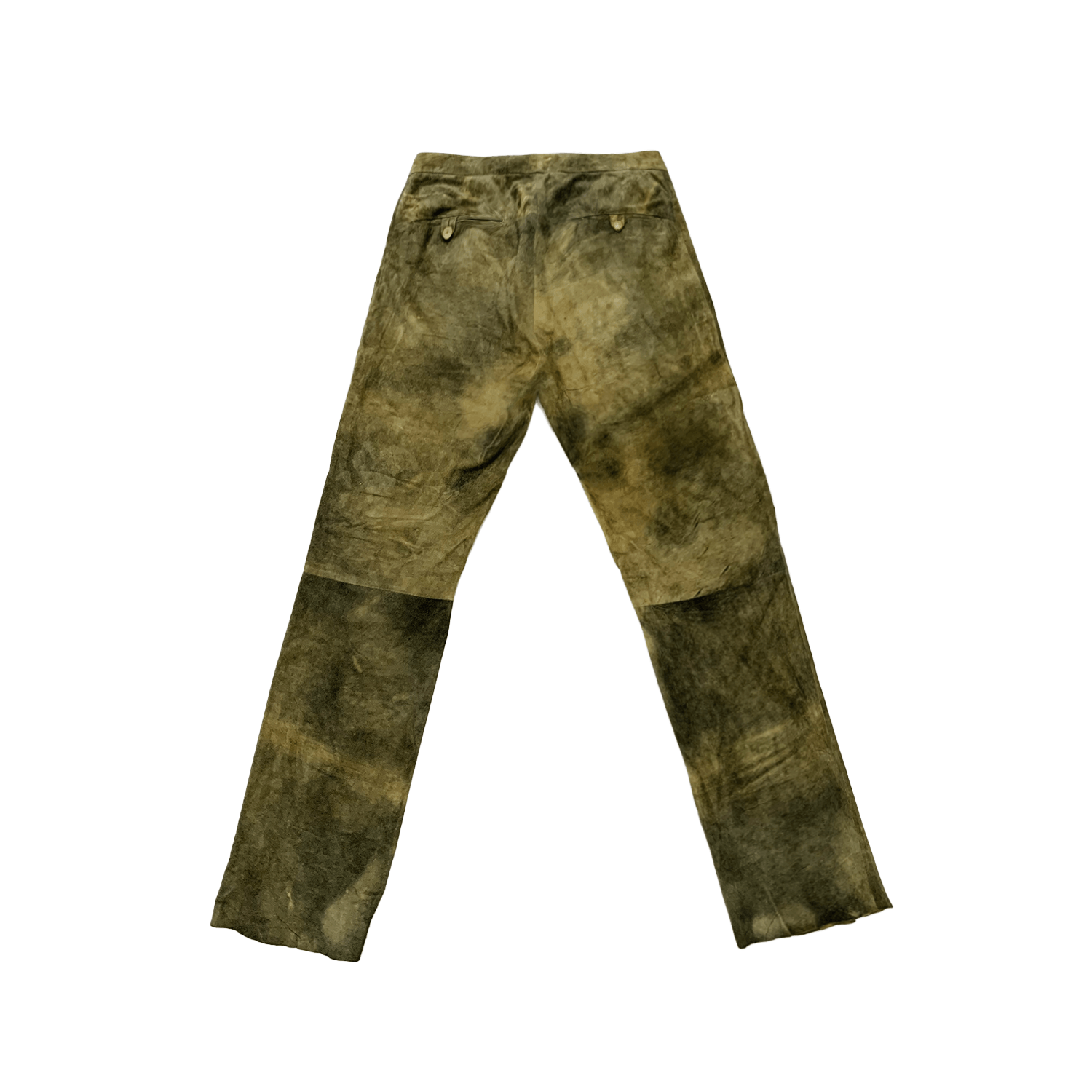 Just Cavalli × Roberto Cavalli '05 Roberto Cavalli Mainline Cloudy Leather Pants Size US 34 / EU 50 - 2 Thumbnail