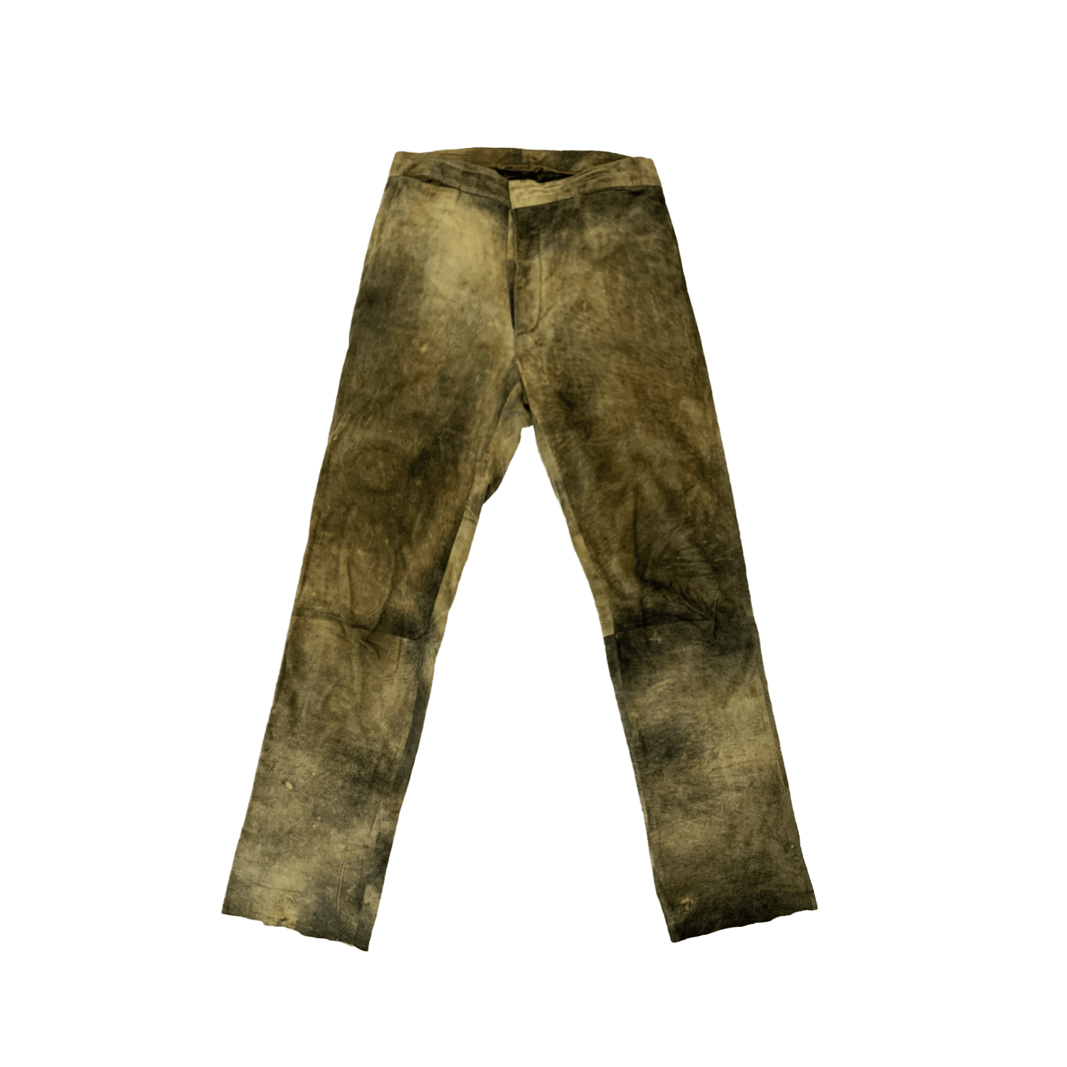 Just Cavalli × Roberto Cavalli '05 Roberto Cavalli Mainline Cloudy Leather Pants Size US 34 / EU 50 - 1 Thumbnail