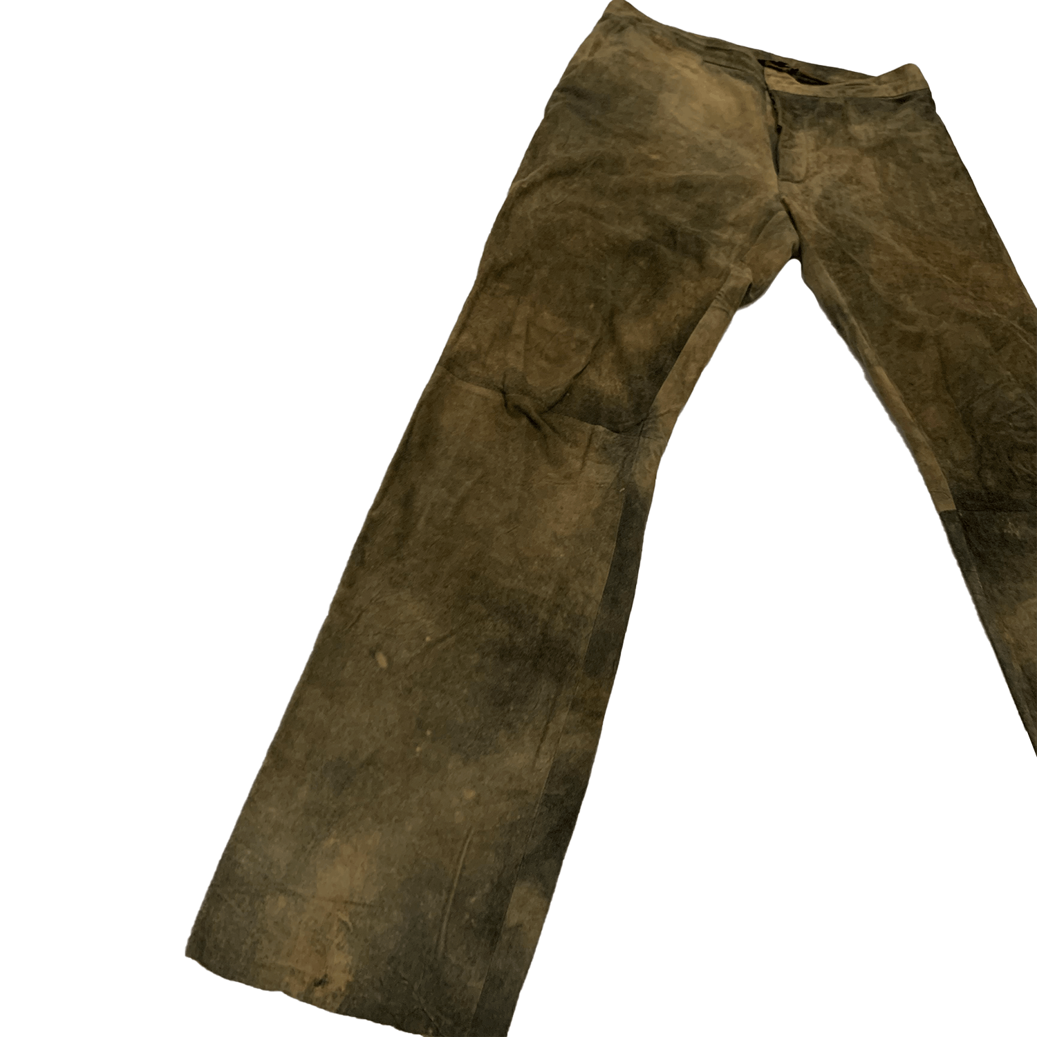 Just Cavalli × Roberto Cavalli '05 Roberto Cavalli Mainline Cloudy Leather Pants Size US 34 / EU 50 - 7 Thumbnail