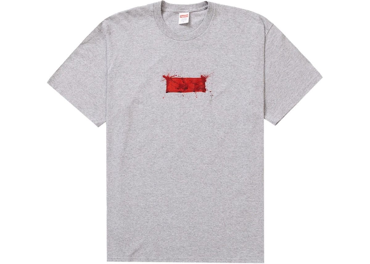 Supreme Supreme Ralph Steadman Box Logo Tee T-Shirt Grey Medium | Grailed