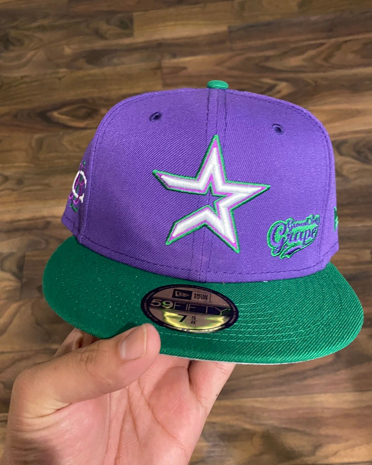 New Era Big League Chew Astros Purple Green 7 5/8 OG LOGO