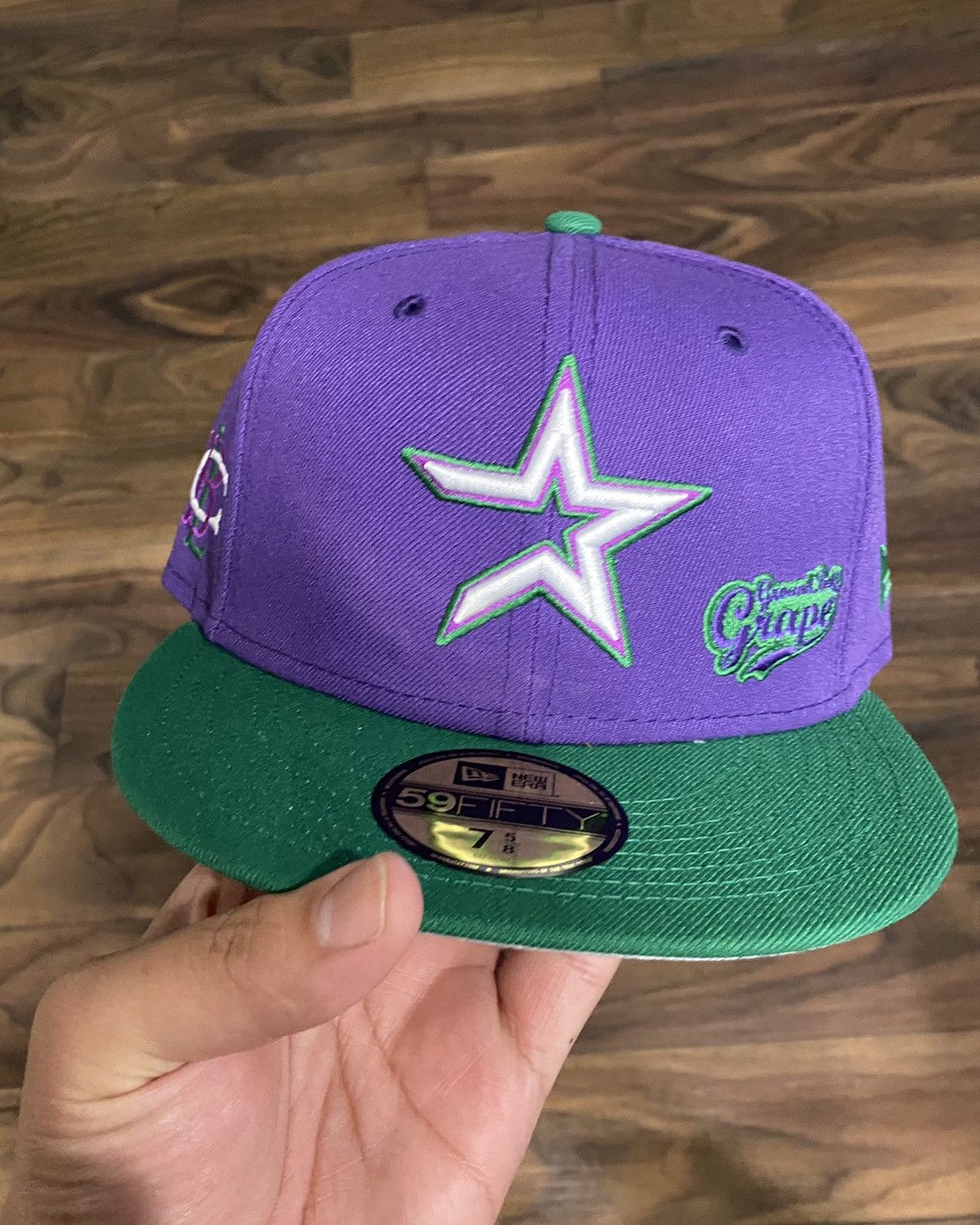 Big League Chew Astros Purple Green 7 5/8 OG LOGO