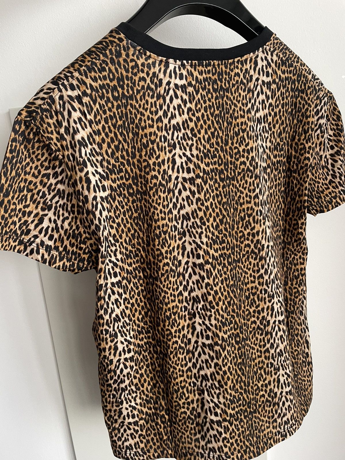 Celine × Hedi Slimane Rare Brand New Classic Hedi Runway Col Rond Leopard Shirt Size US S / EU 44-46 / 1 - 4 Thumbnail