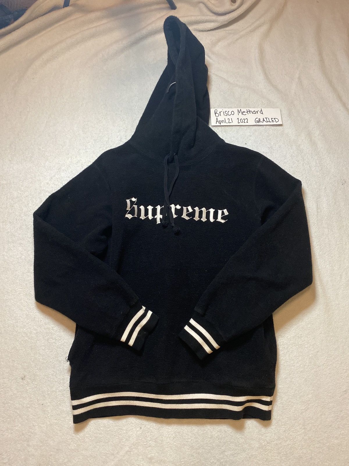 Supreme Supreme Reverse Fleece Hooded Sweatshirt | Grailed