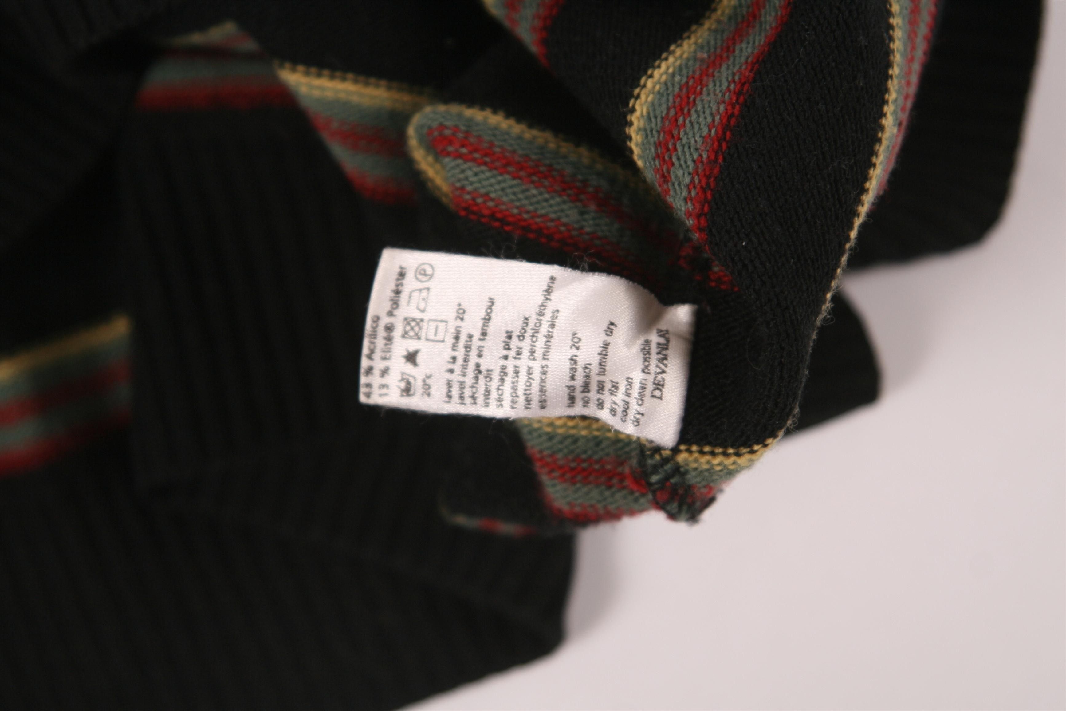 Lacoste 🔥 VTG 🔥 Lacoste 1/3 Zip Striped Blend Knit Sweater Size US XXL / EU 58 / 5 - 6 Thumbnail