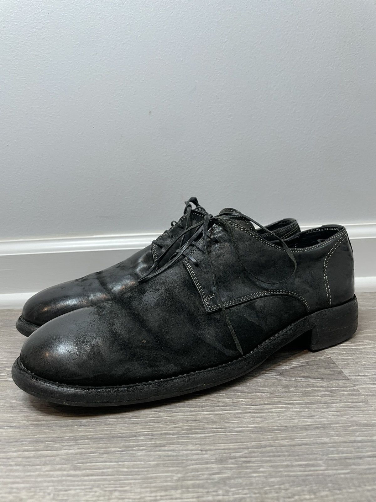 Guidi Guidi 992 Derby Reverse Cordovan Leather | Grailed