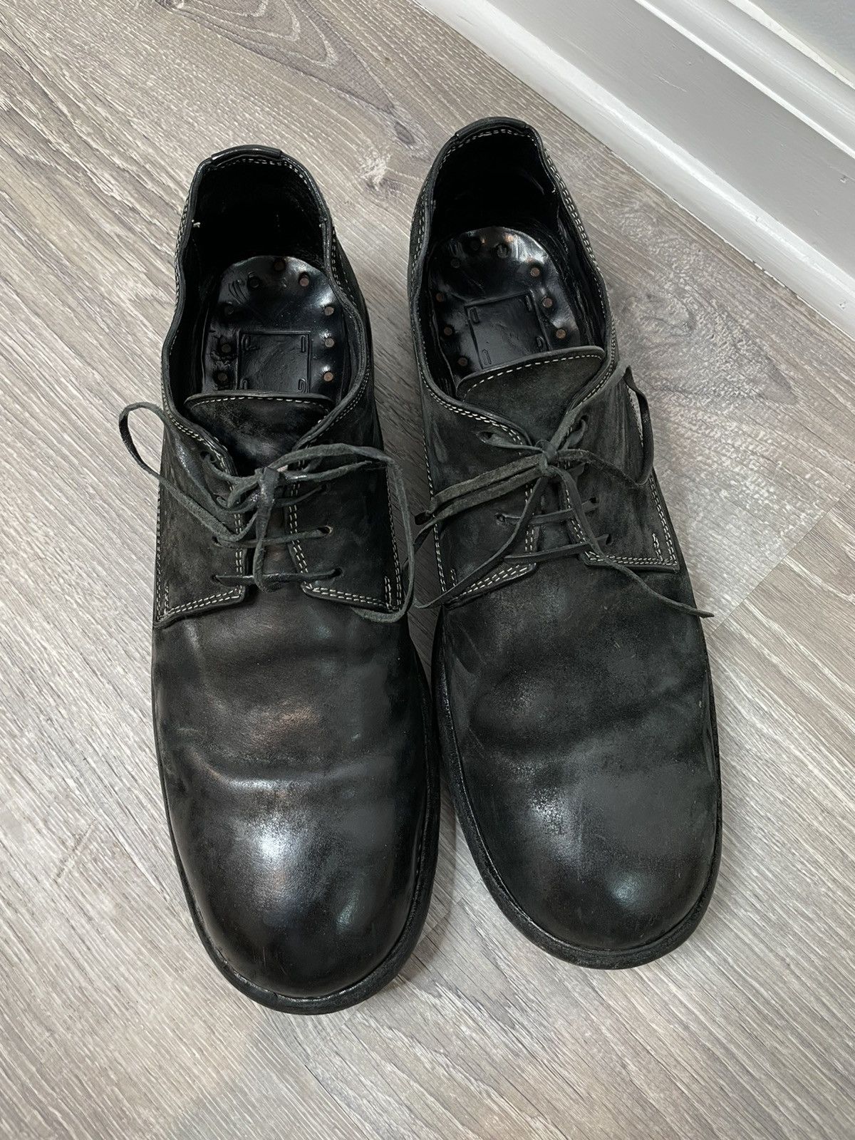 Guidi Guidi 992 Derby Reverse Cordovan Leather Size US 10 / EU 43 - 3 Thumbnail