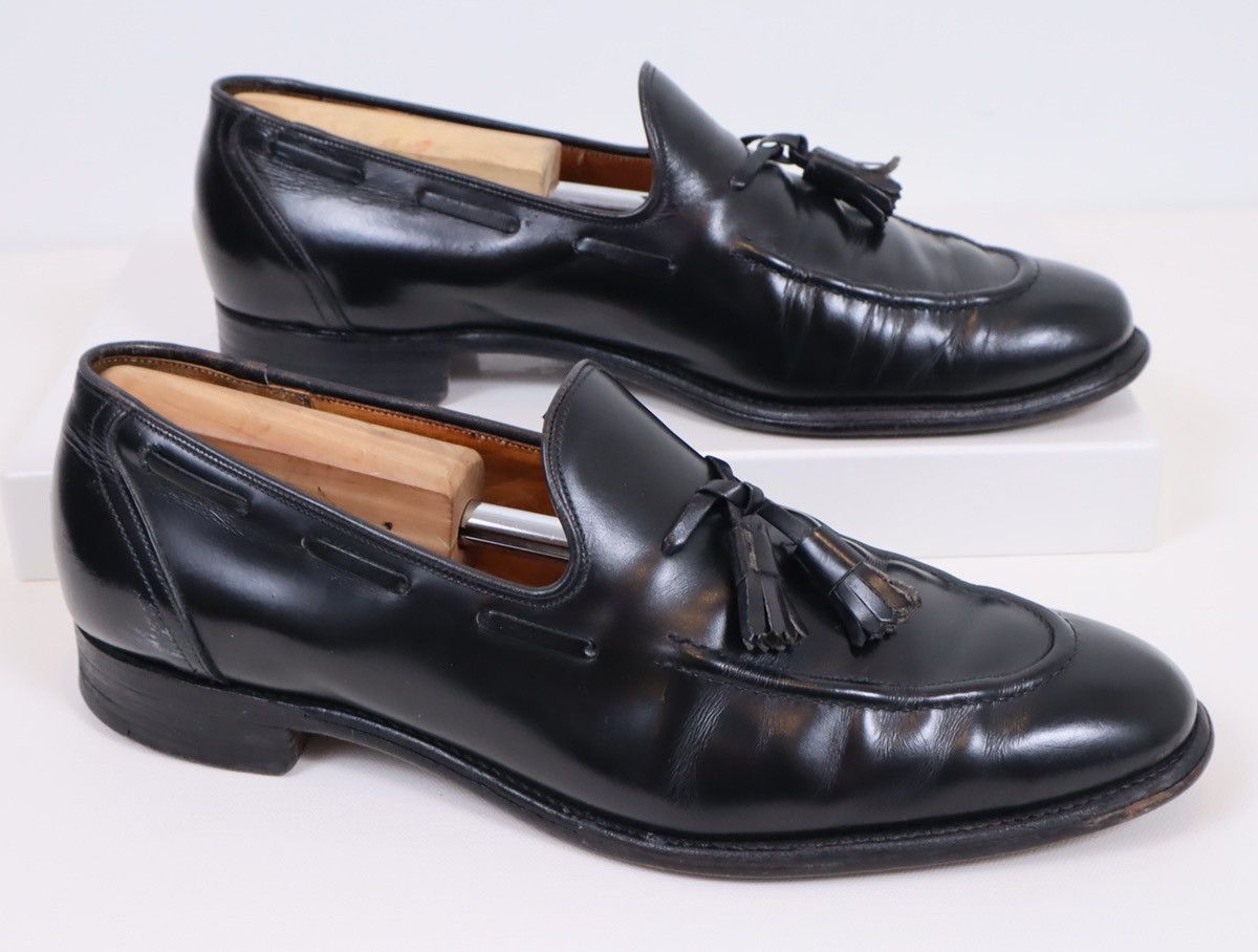Church's Church’s Tassel Loafers 9E 9 Black Leather Made in England Size US 9 / EU 42 - 2 Thumbnail
