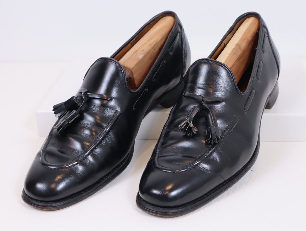 Church's Church’s Tassel Loafers 9E 9 Black Leather Made in England Size US 9 / EU 42 - 1 Thumbnail