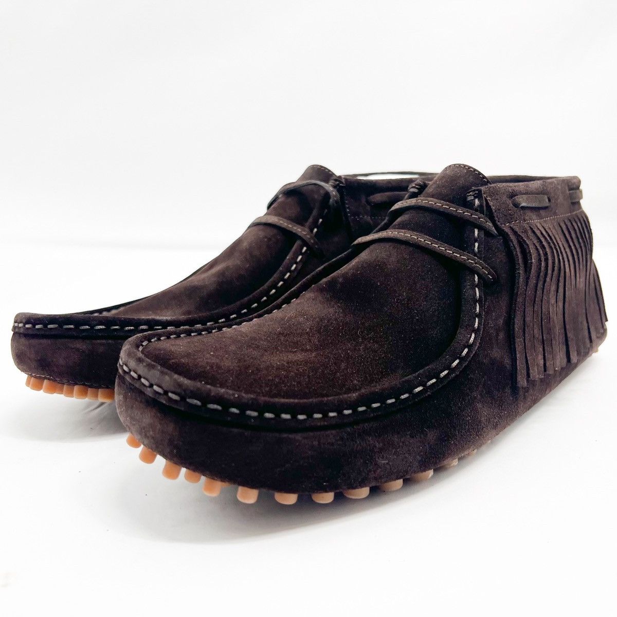 GUCCI Fringe Suede Moccasin Chukkas - joarbit.com display picture 2