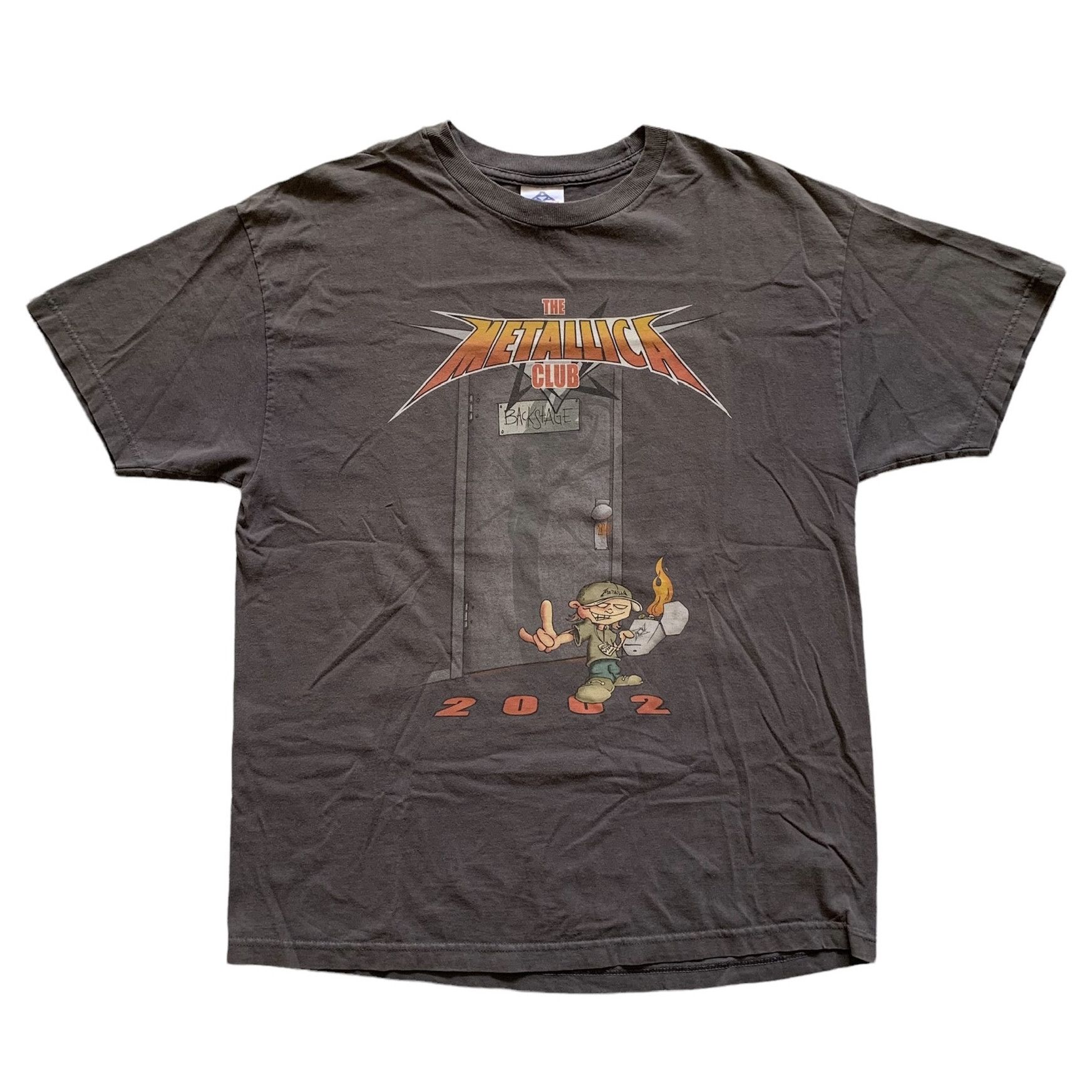 Vintage 2002 Metallica Club Backstage Concert T-Shirt XL