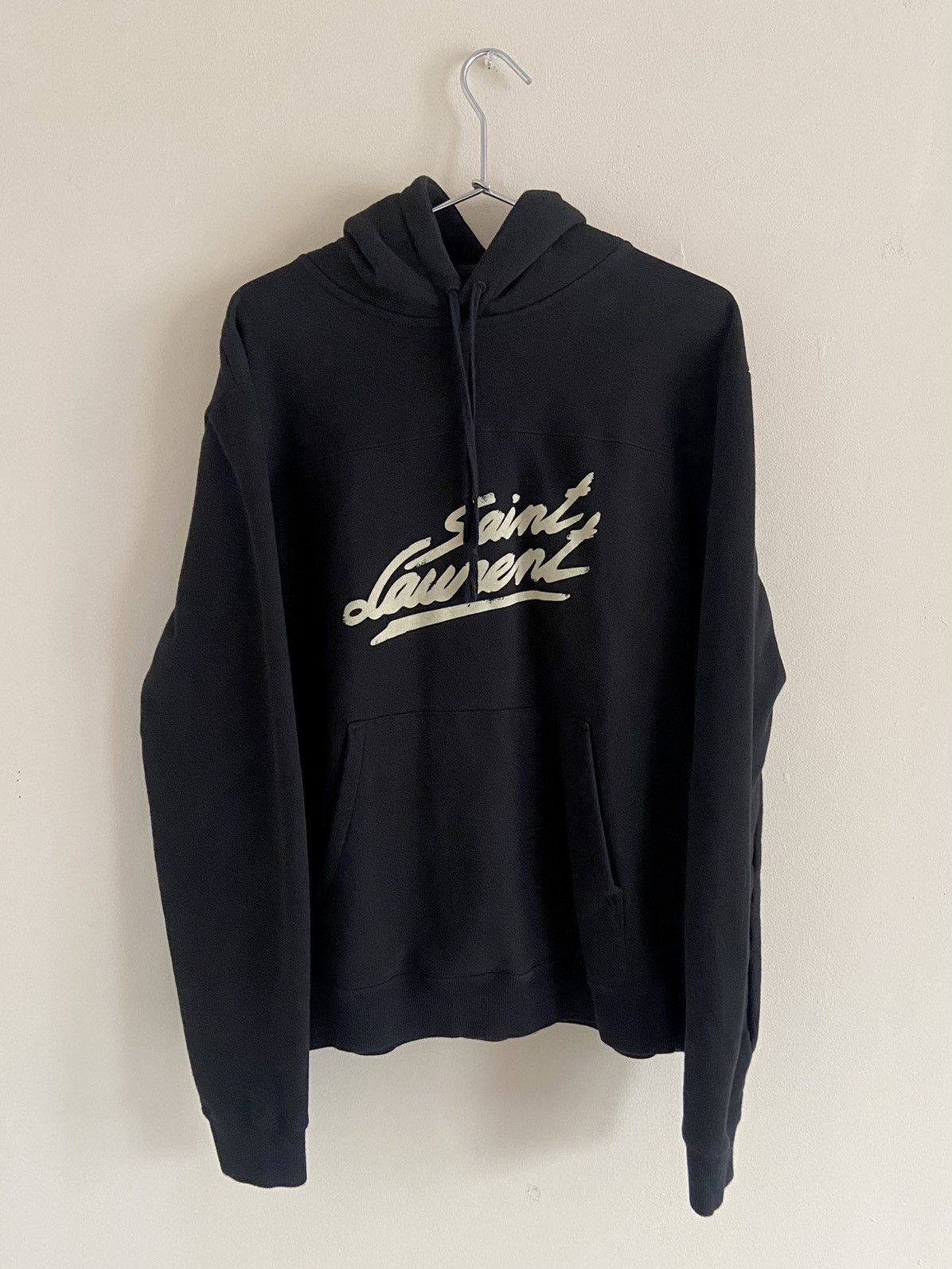 Saint laurent script hoodie online