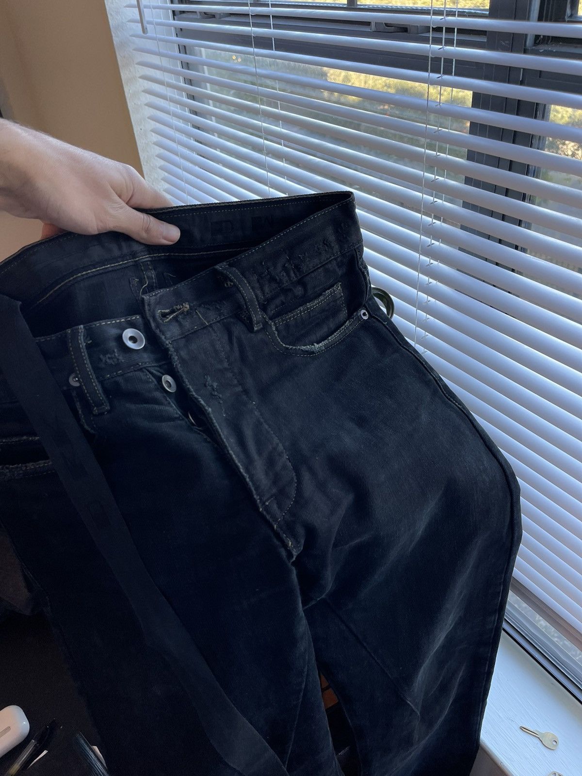 Rick Owens × Rick Owens Drkshdw DRKSHDW Archive Black Straight Jeans Size US 30 / EU 46 - 12 Thumbnail