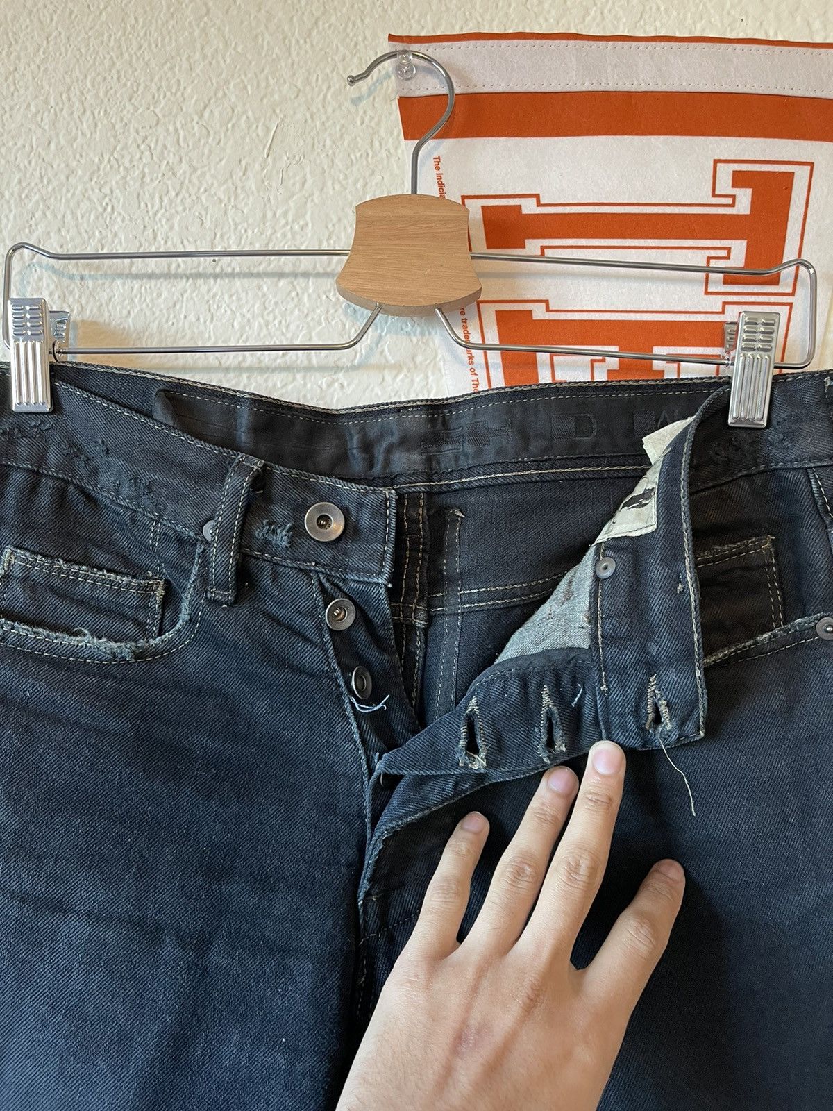 Rick Owens × Rick Owens Drkshdw DRKSHDW Archive Black Straight Jeans Size US 30 / EU 46 - 6 Thumbnail