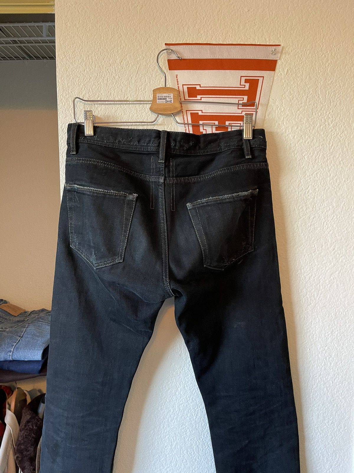 Rick Owens × Rick Owens Drkshdw DRKSHDW Archive Black Straight Jeans Size US 30 / EU 46 - 8 Thumbnail