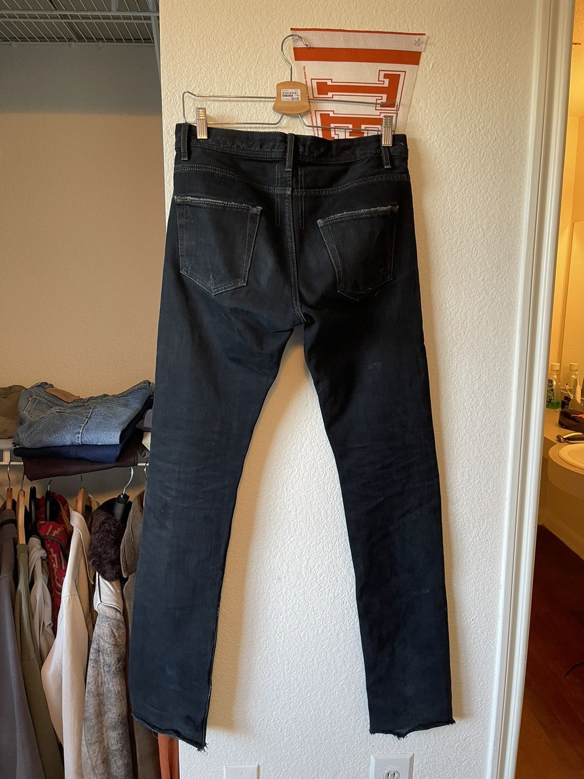 Rick Owens × Rick Owens Drkshdw DRKSHDW Archive Black Straight Jeans Size US 30 / EU 46 - 7 Thumbnail