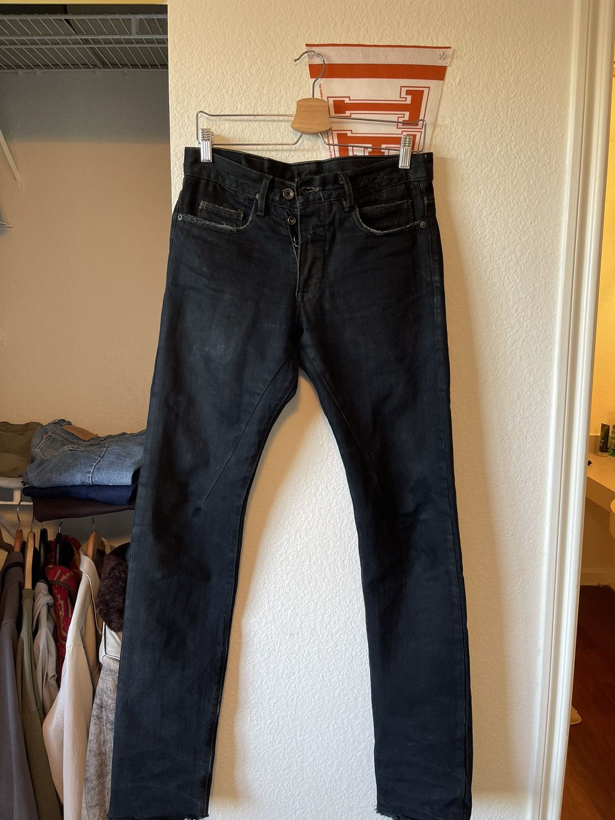 Rick Owens × Rick Owens Drkshdw DRKSHDW Archive Black Straight Jeans Size US 30 / EU 46 - 1 Thumbnail