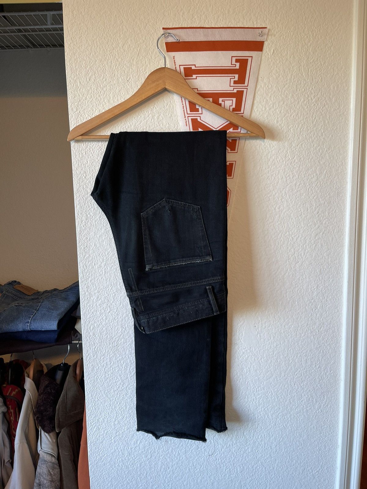 Rick Owens × Rick Owens Drkshdw DRKSHDW Archive Black Straight Jeans Size US 30 / EU 46 - 2 Thumbnail