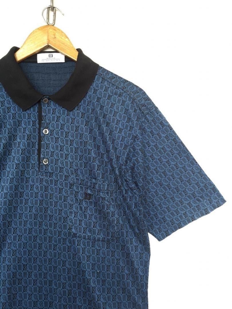 Givenchy 💥Vintage Givenchy Italy Monogram Polo Shirt Size US M / EU 48-50 / 2 - 3 Thumbnail