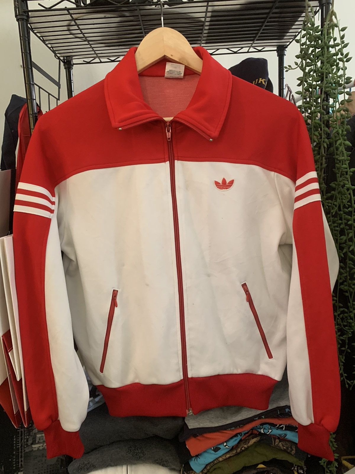 DESCENTE製 80s vintage adidas trackjacket Vintage Adidas West Germany Descente 80s Tracktop Jacket