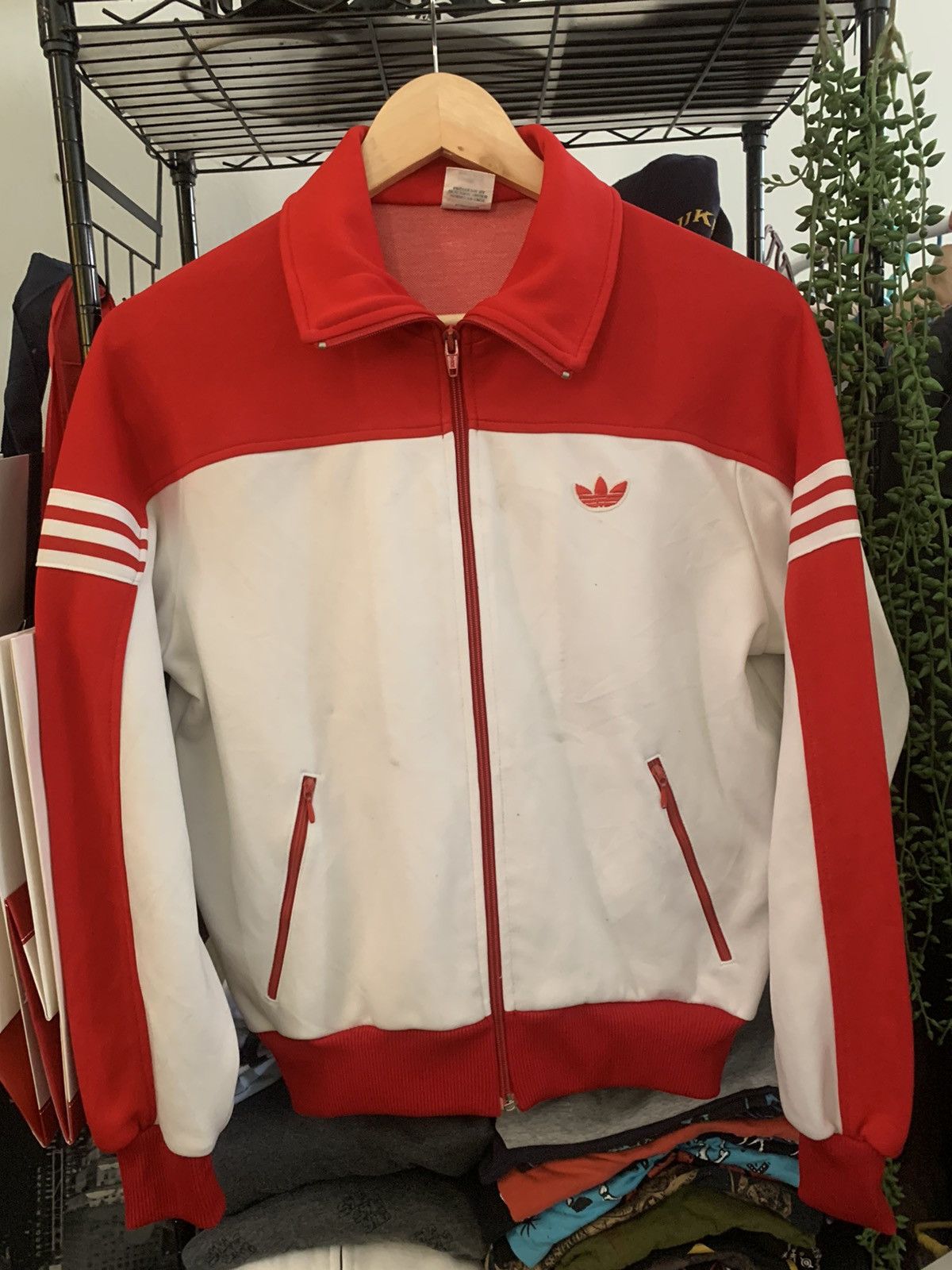 Adidas Vintage Adidas W.Germany Descente 80's Tractop Jacket Size