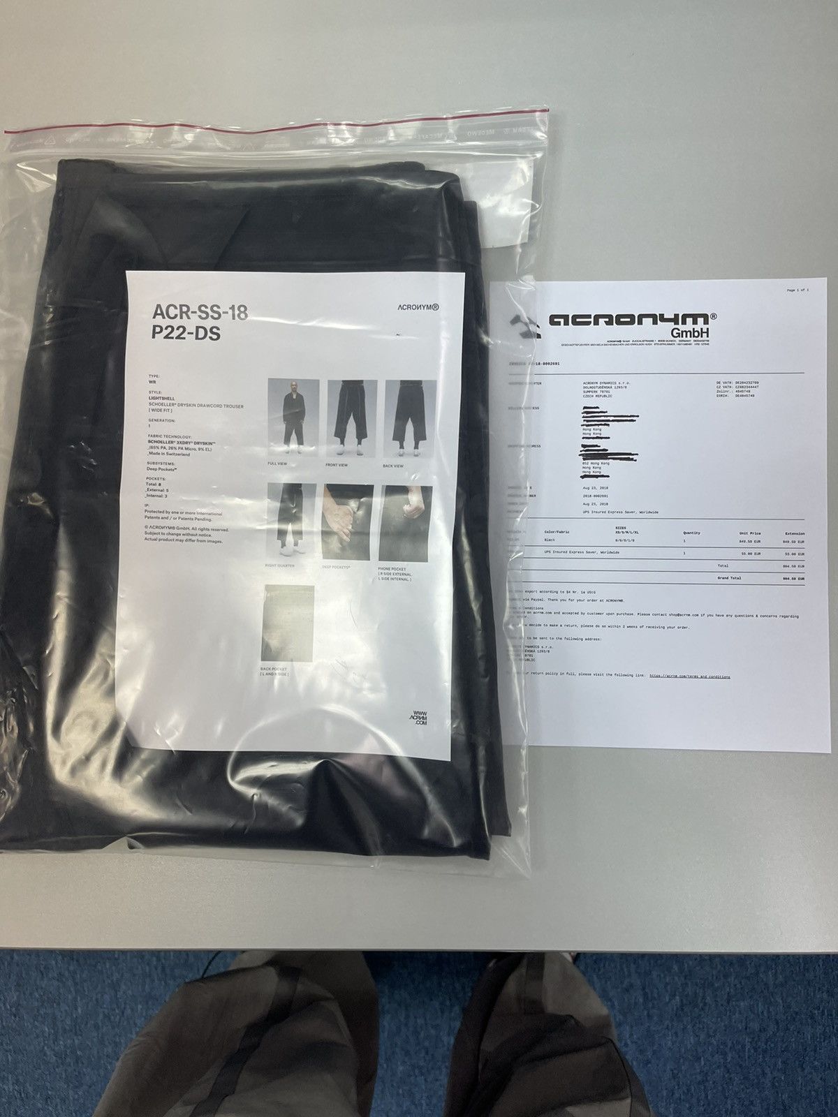 ACRONYM P22-DS SS 18 Mサイズ - メルカリ｜ワイドパンツ・イージーパンツ