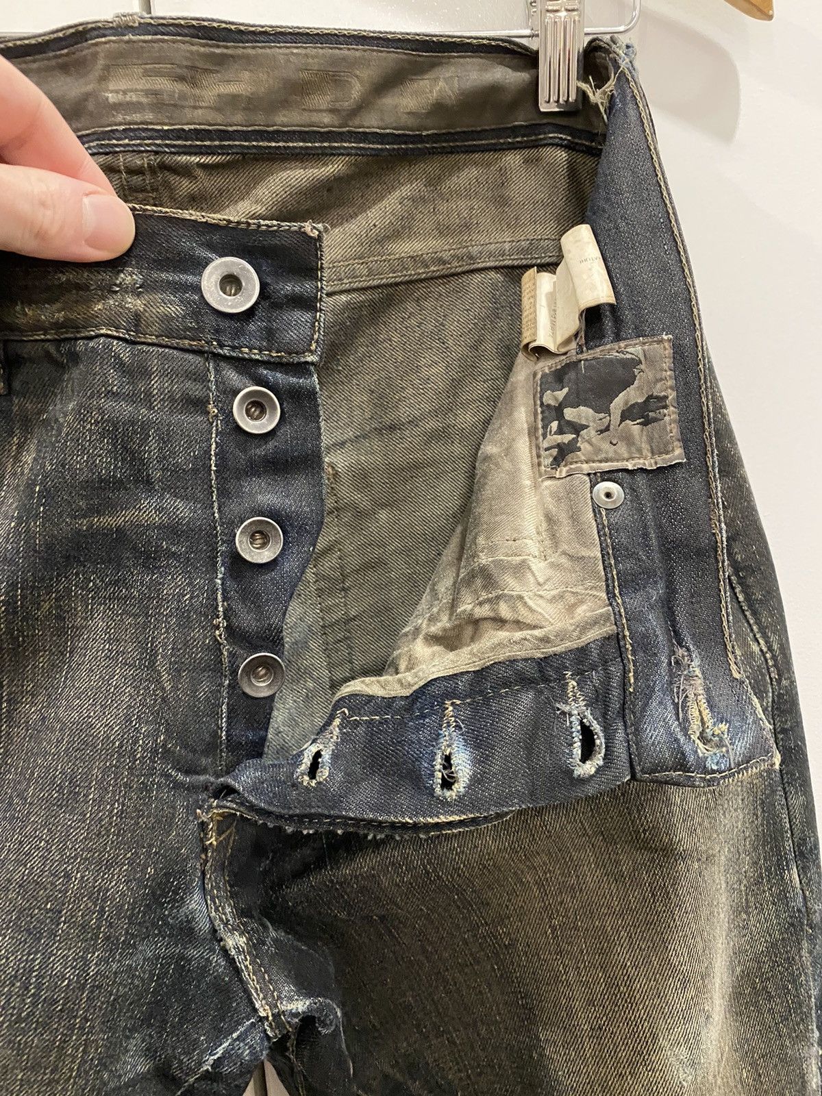 Rick Owens Drkshdw Rick Owens Olmar & Mirta Detroit Cut Denim Size US 32 / EU 48 - 8 Thumbnail
