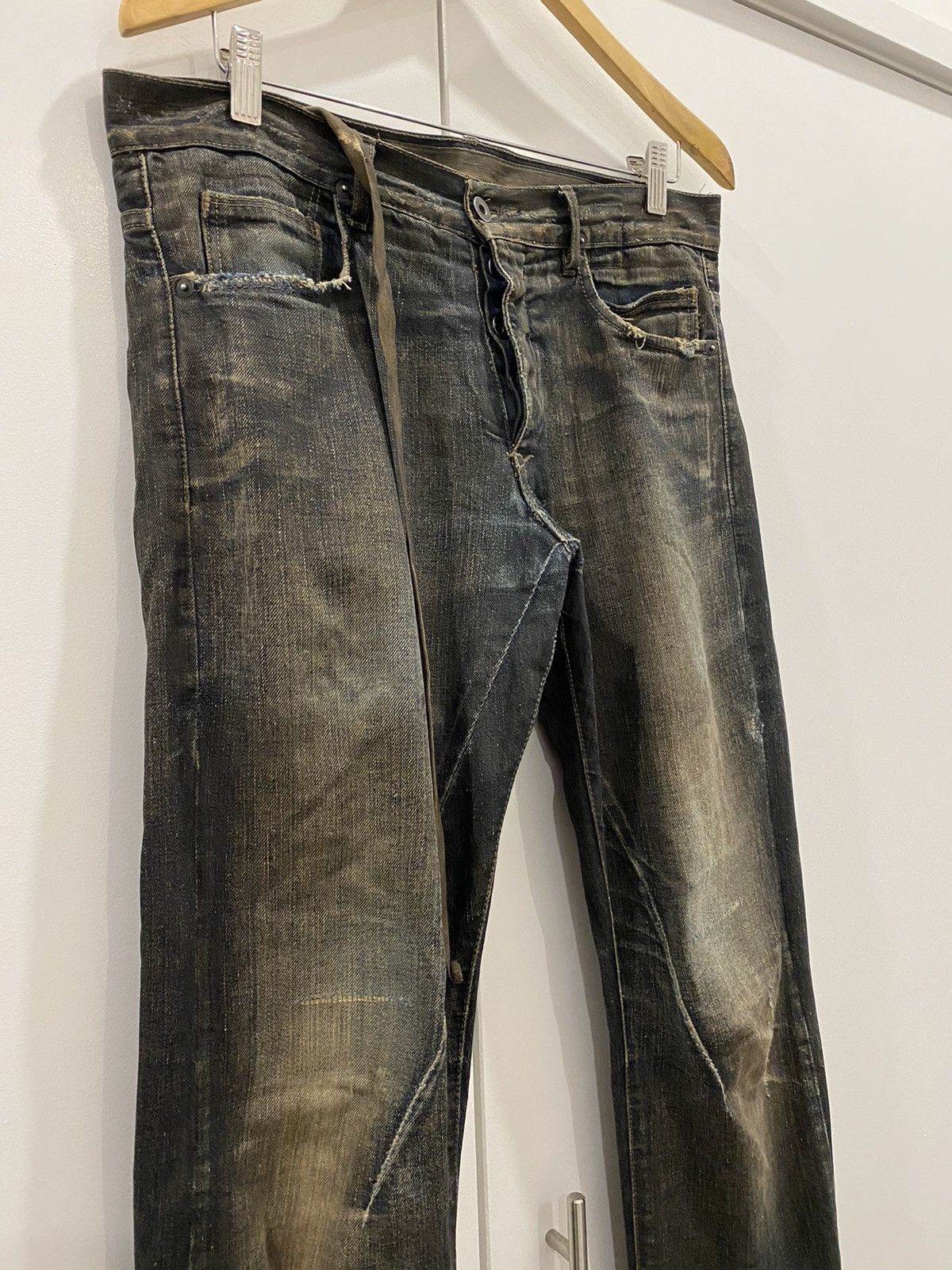 Rick Owens Drkshdw Rick Owens Olmar & Mirta Detroit Cut Denim Size US 32 / EU 48 - 5 Thumbnail