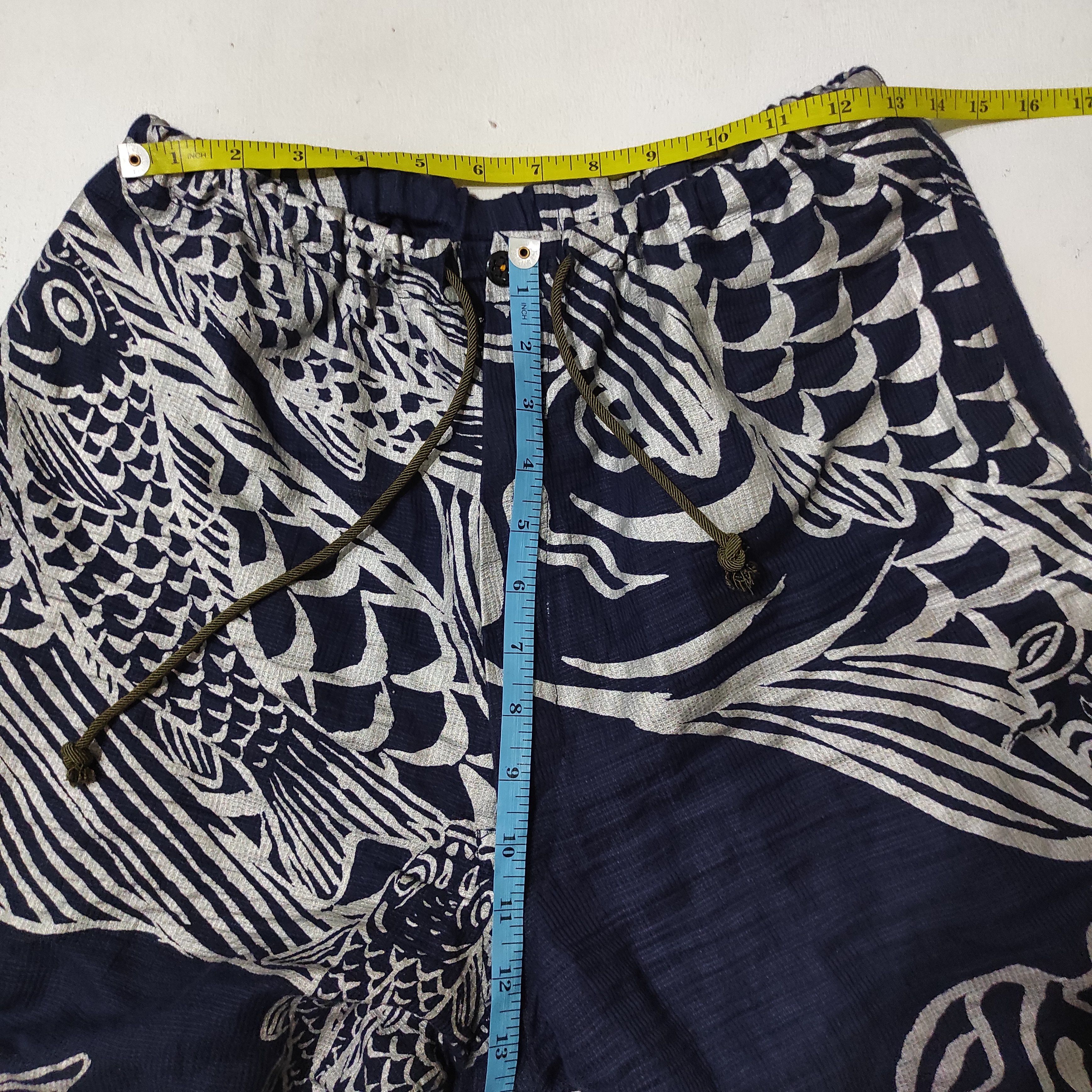 Japanese Brand JAPANES POP TEXTILE DESIGN BY SOUSOU HAND PRINTED IN KYOTO Size US 29 - 17 Thumbnail