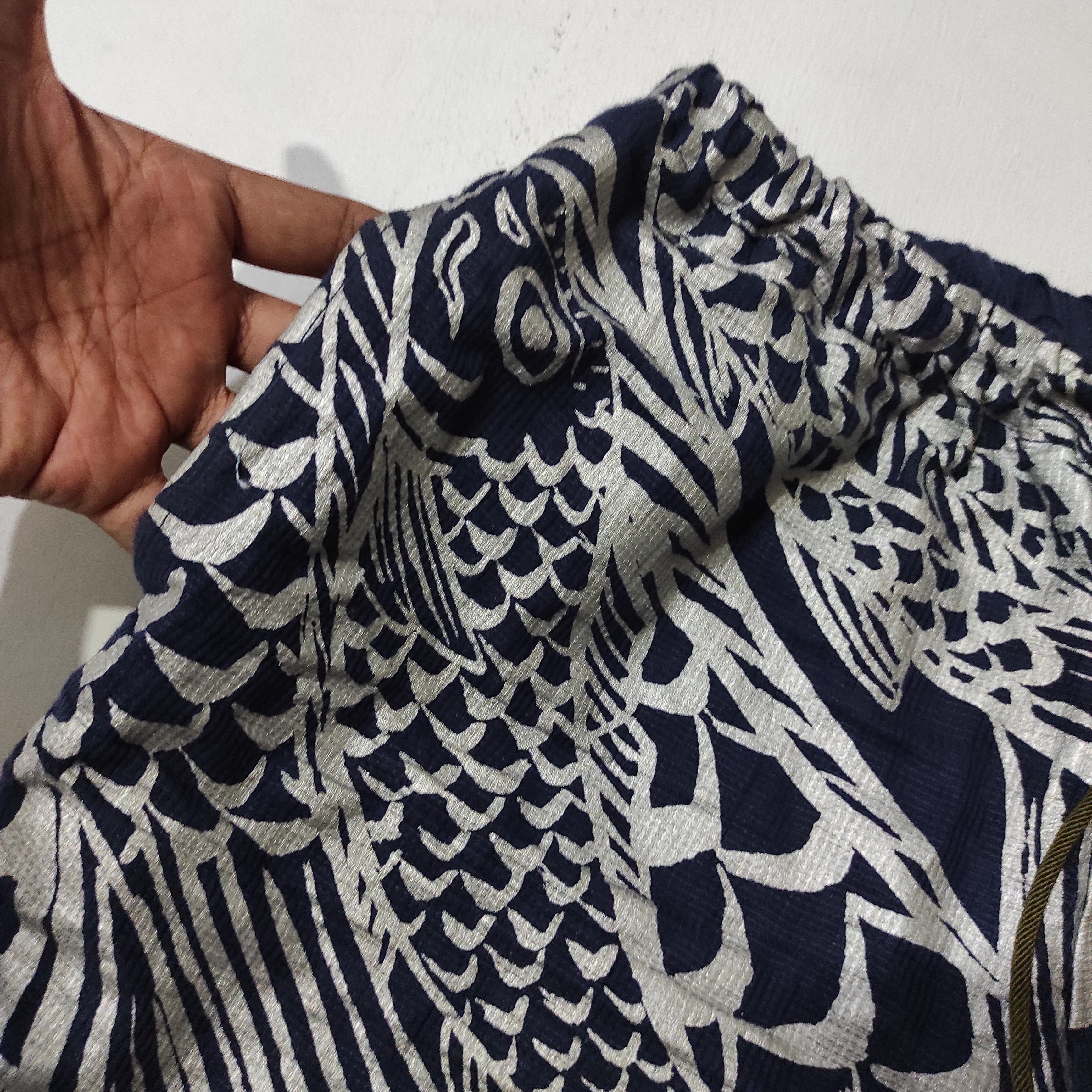 Japanese Brand JAPANES POP TEXTILE DESIGN BY SOUSOU HAND PRINTED IN KYOTO Size US 29 - 4 Thumbnail