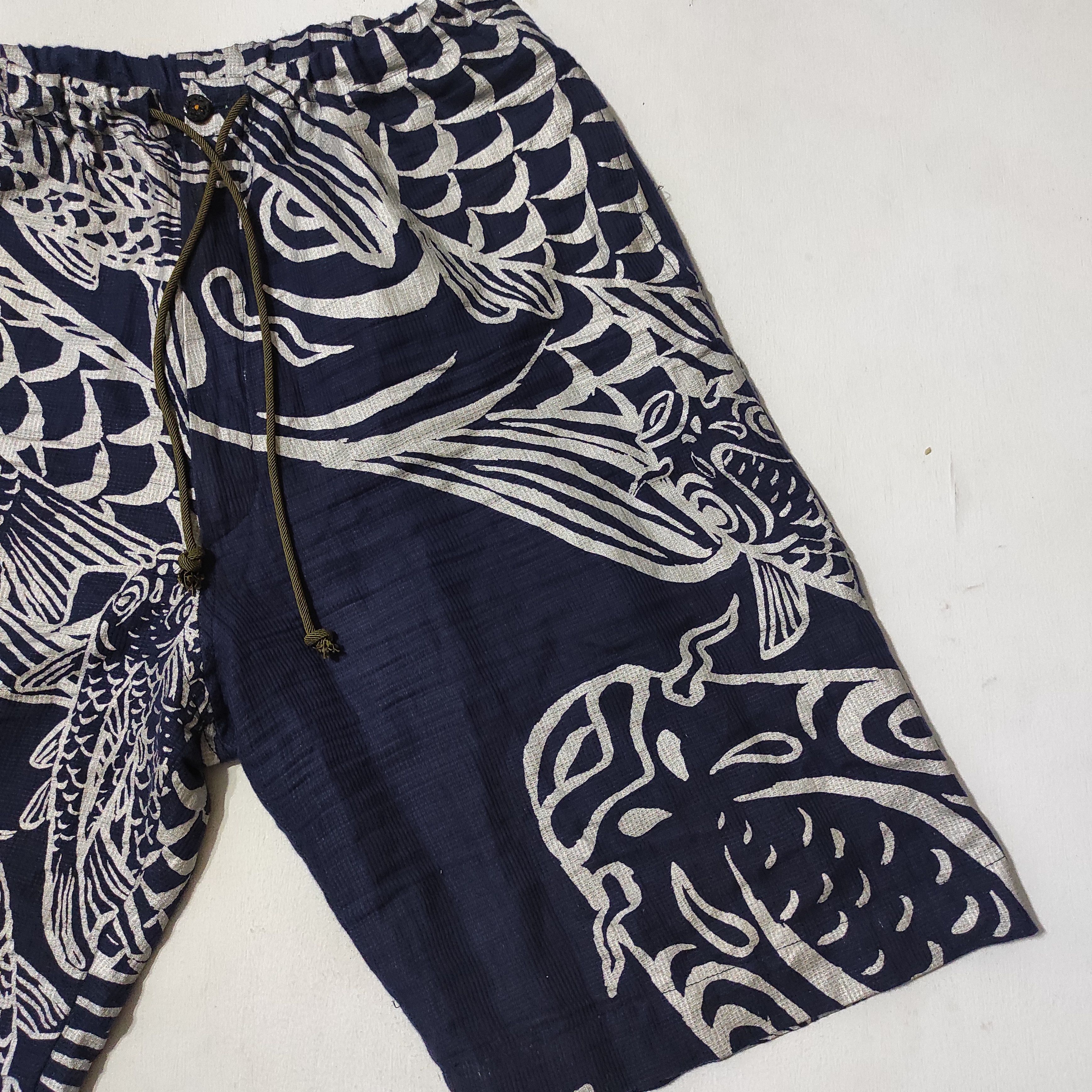 Japanese Brand JAPANES POP TEXTILE DESIGN BY SOUSOU HAND PRINTED IN KYOTO Size US 29 - 3 Thumbnail