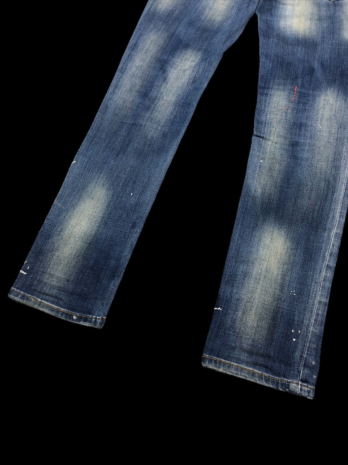 Dsquared2 Dsquared2 🇮🇹 Paint Splatter Distressed Denim Size US 32 / EU 48 - 7 Thumbnail