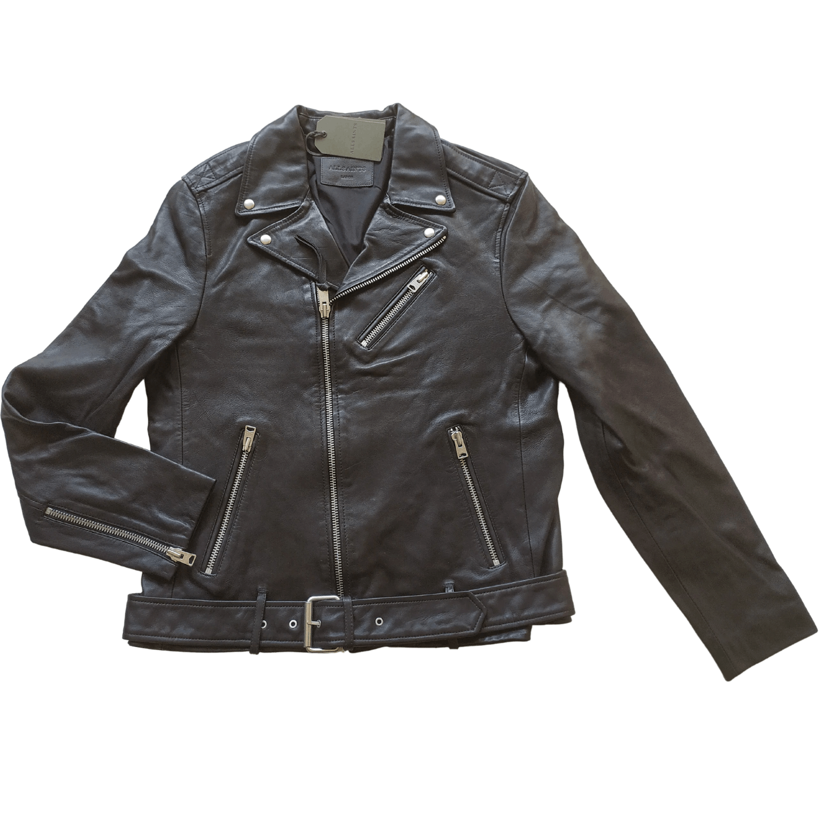 Allsaints Allsaints Rigg leather biker Jacket $535 Size US L / EU 52-54 / 3 - 1 Thumbnail