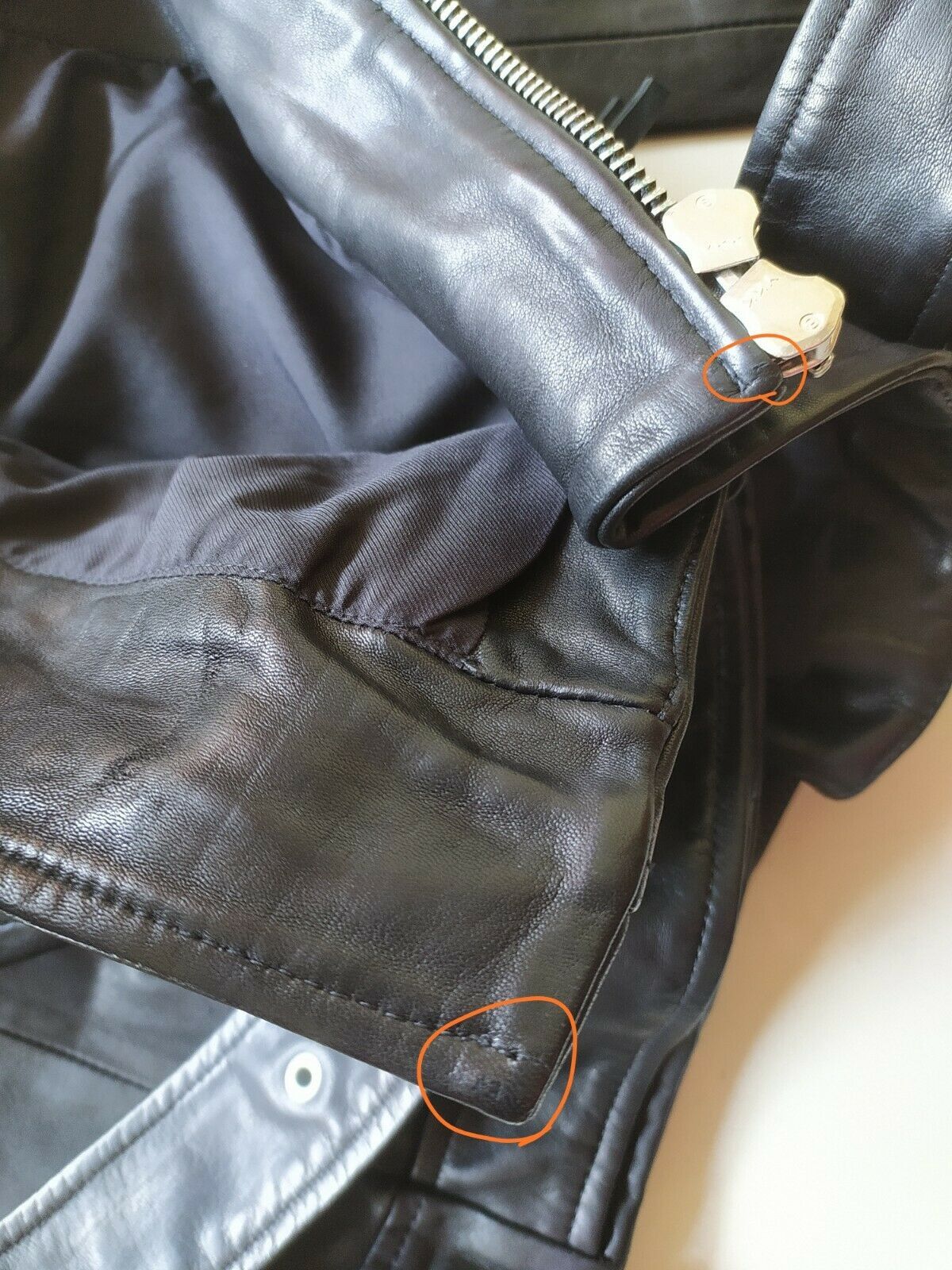 Allsaints Allsaints Rigg leather biker Jacket $535 Size US L / EU 52-54 / 3 - 4 Thumbnail