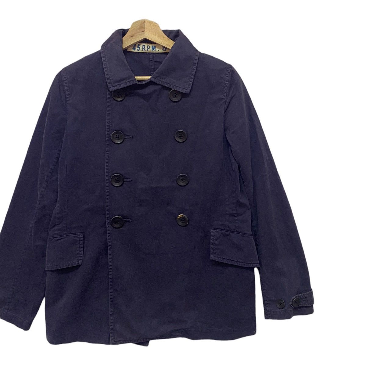 45rpm VINTAGE 45RPM DOUBLE BUTTON LIGHTWEIGHT JACKET Size US S / EU 44-46 / 1 - 2 Thumbnail