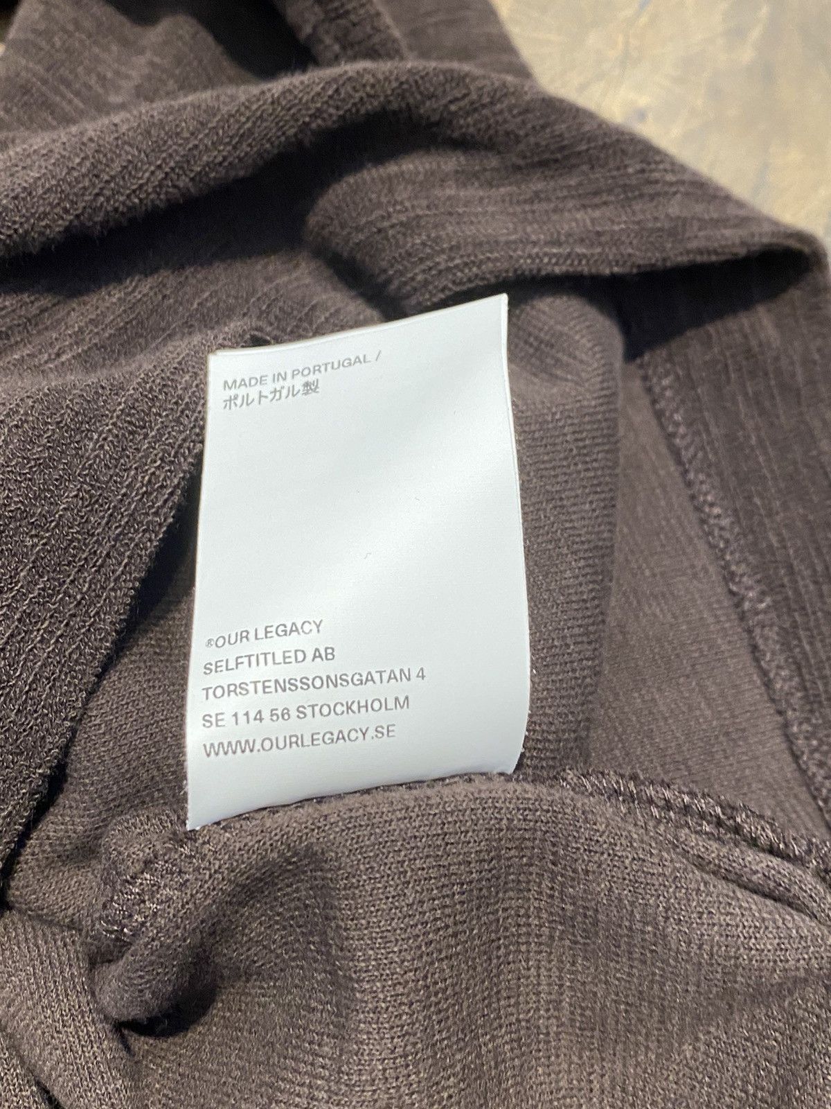 Our Legacy Our Legacy Box Longsleeve Espresso Size US L / EU 52-54 / 3 - 6 Thumbnail