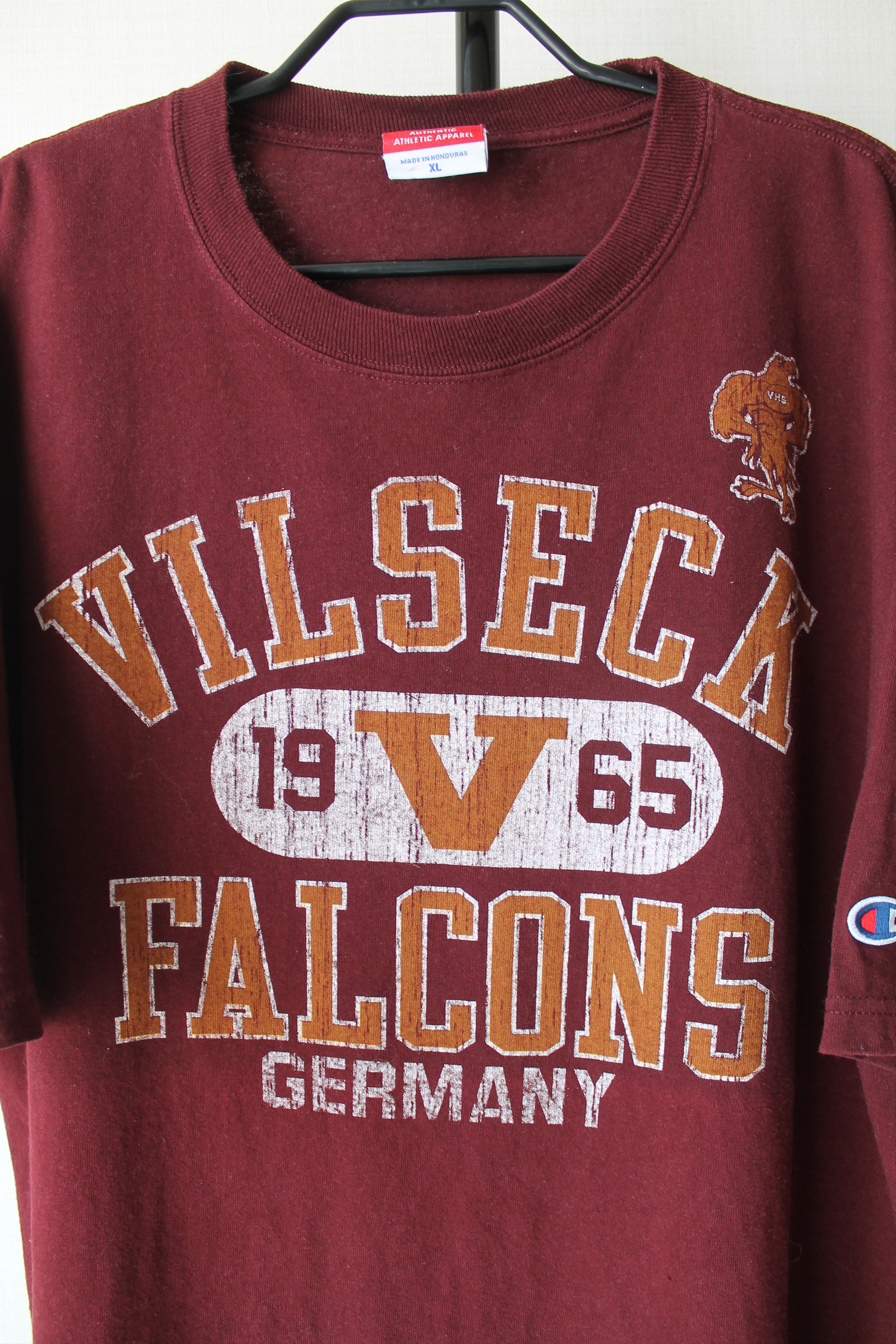 Champion Champion Vilseck Falcons Germany VHS T shirt Size US XL / EU 56 / 4 - 3 Thumbnail