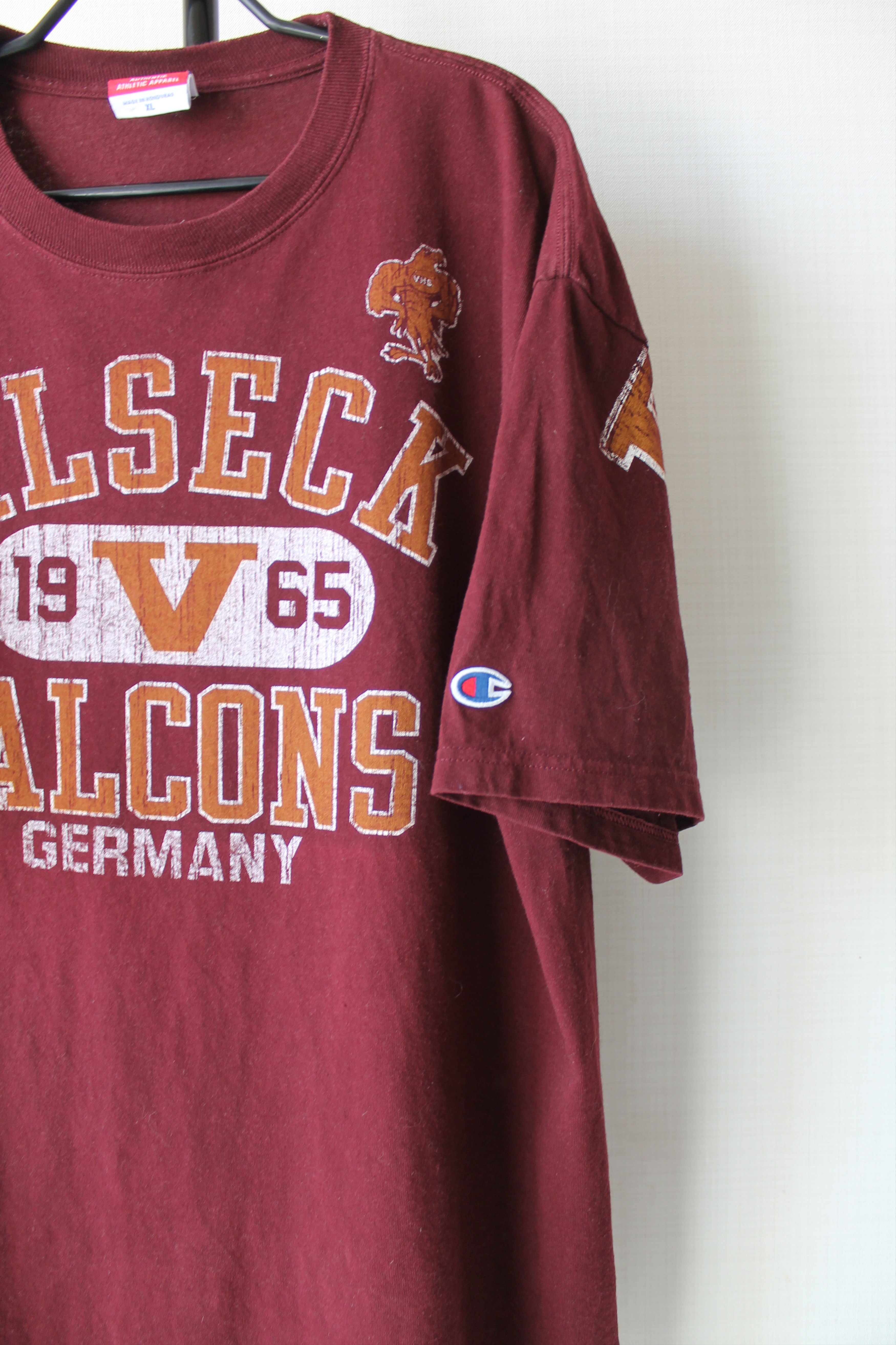 Champion Champion Vilseck Falcons Germany VHS T shirt Size US XL / EU 56 / 4 - 2 Thumbnail